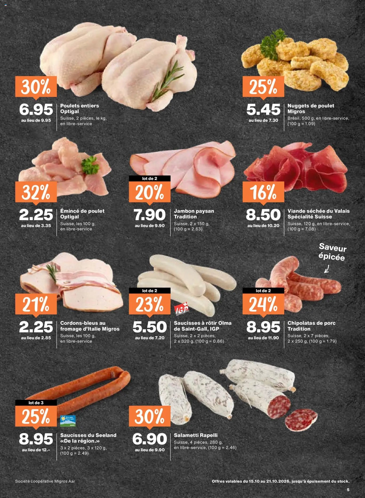 Migros aktionen FR