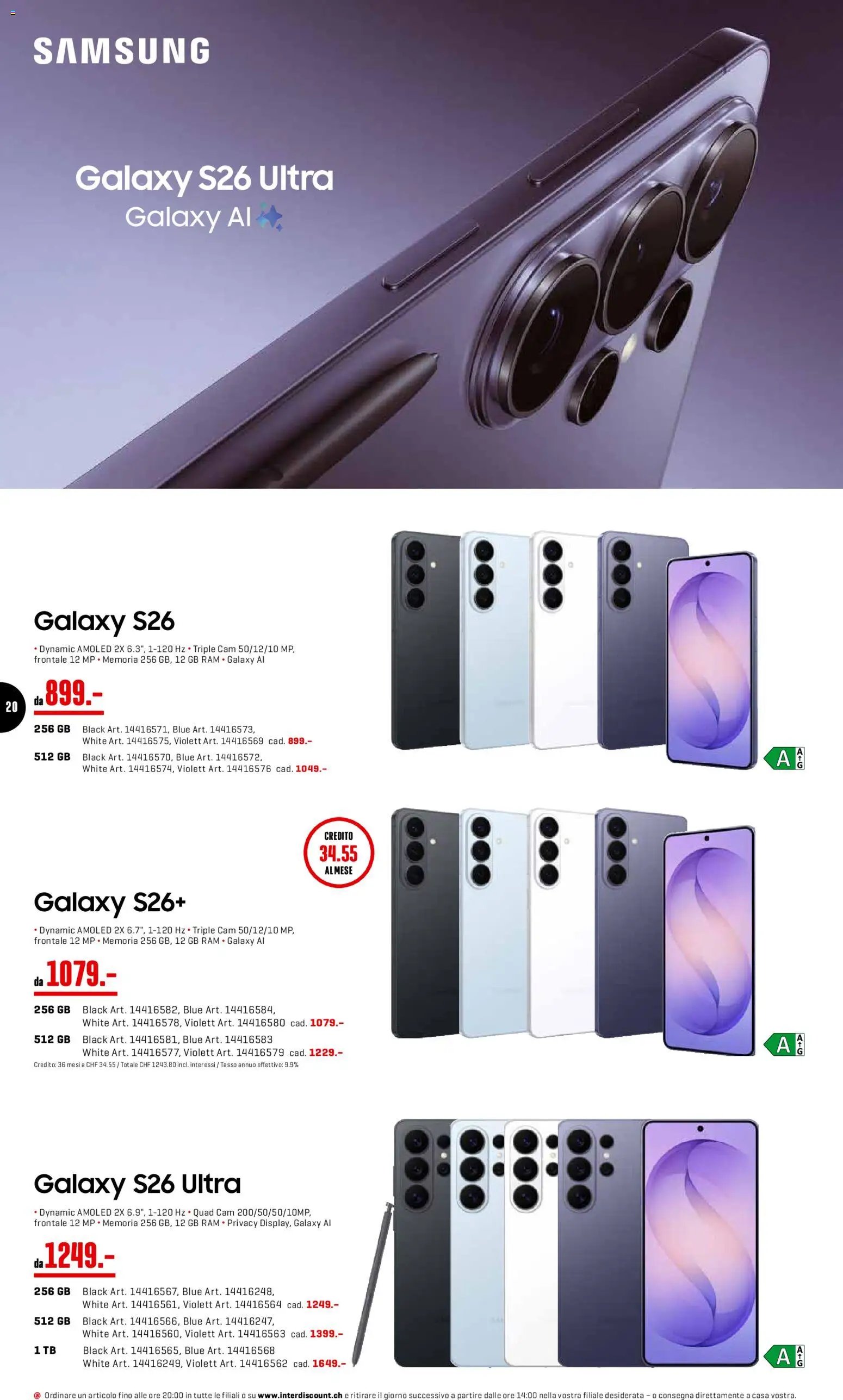 Interdiscount aktionen IT (2026-03-23 - 2026-04-05) | 20