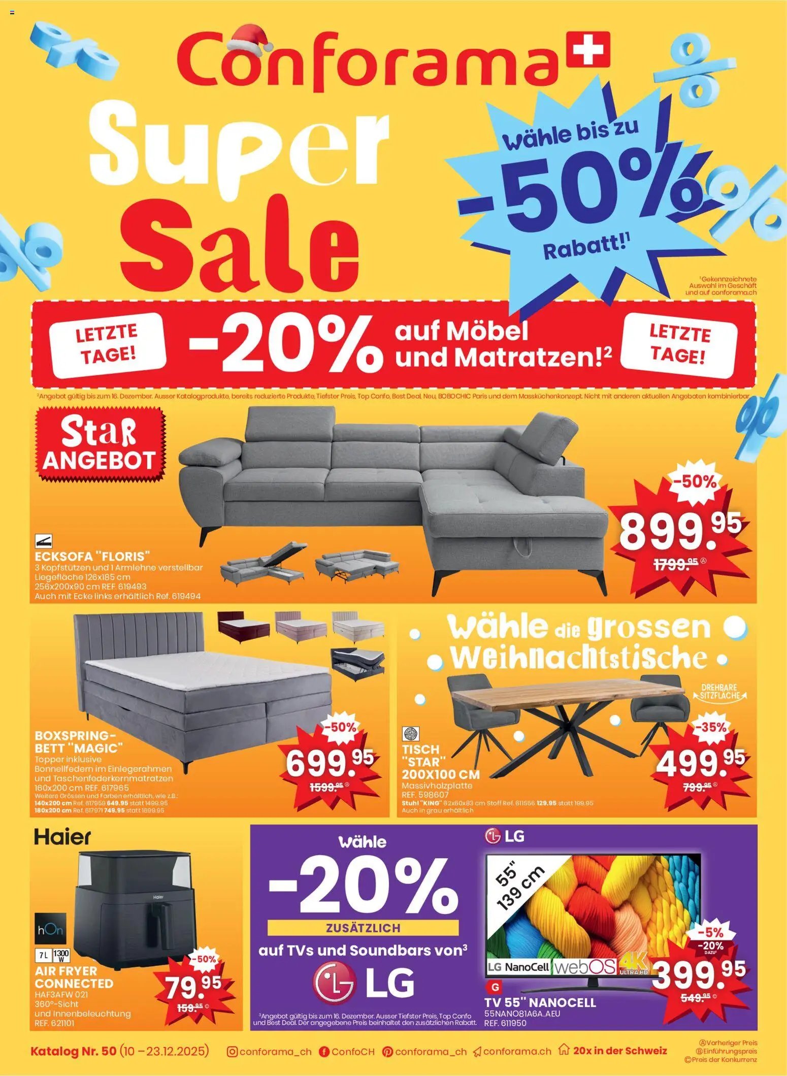 Conforama Aktionen (2025-12-10 - 2025-12-23) | 1