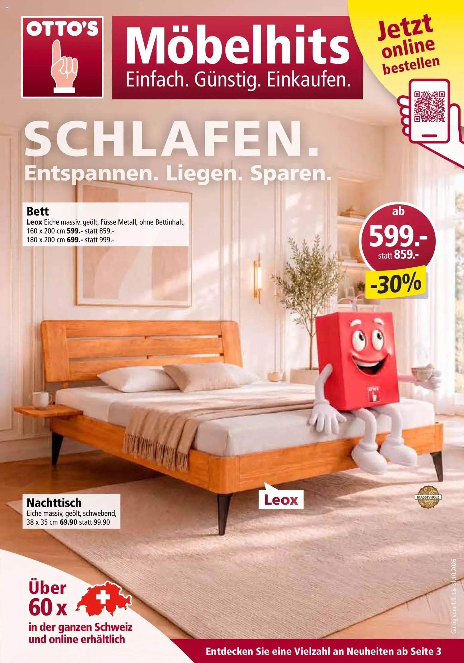 Otto's Aktionen Möbelflyer