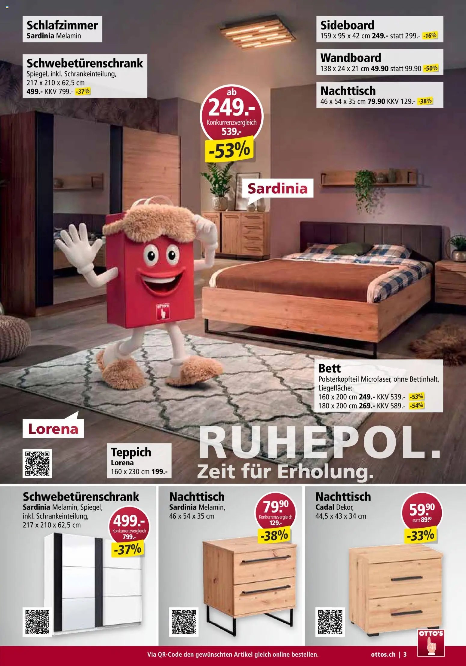 Otto's Aktionen Möbelflyer