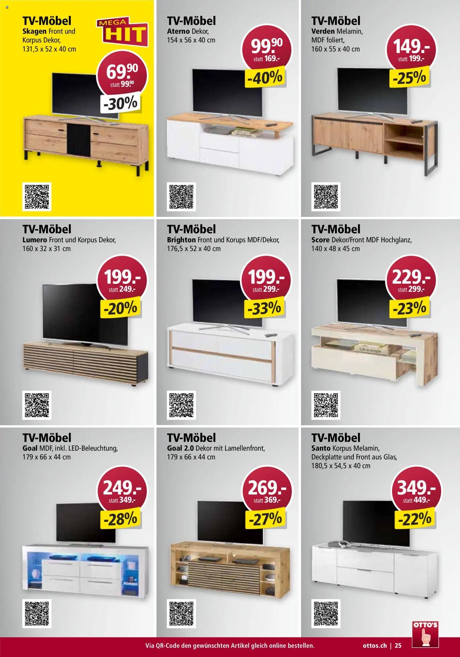 Otto's Aktionen Möbelflyer