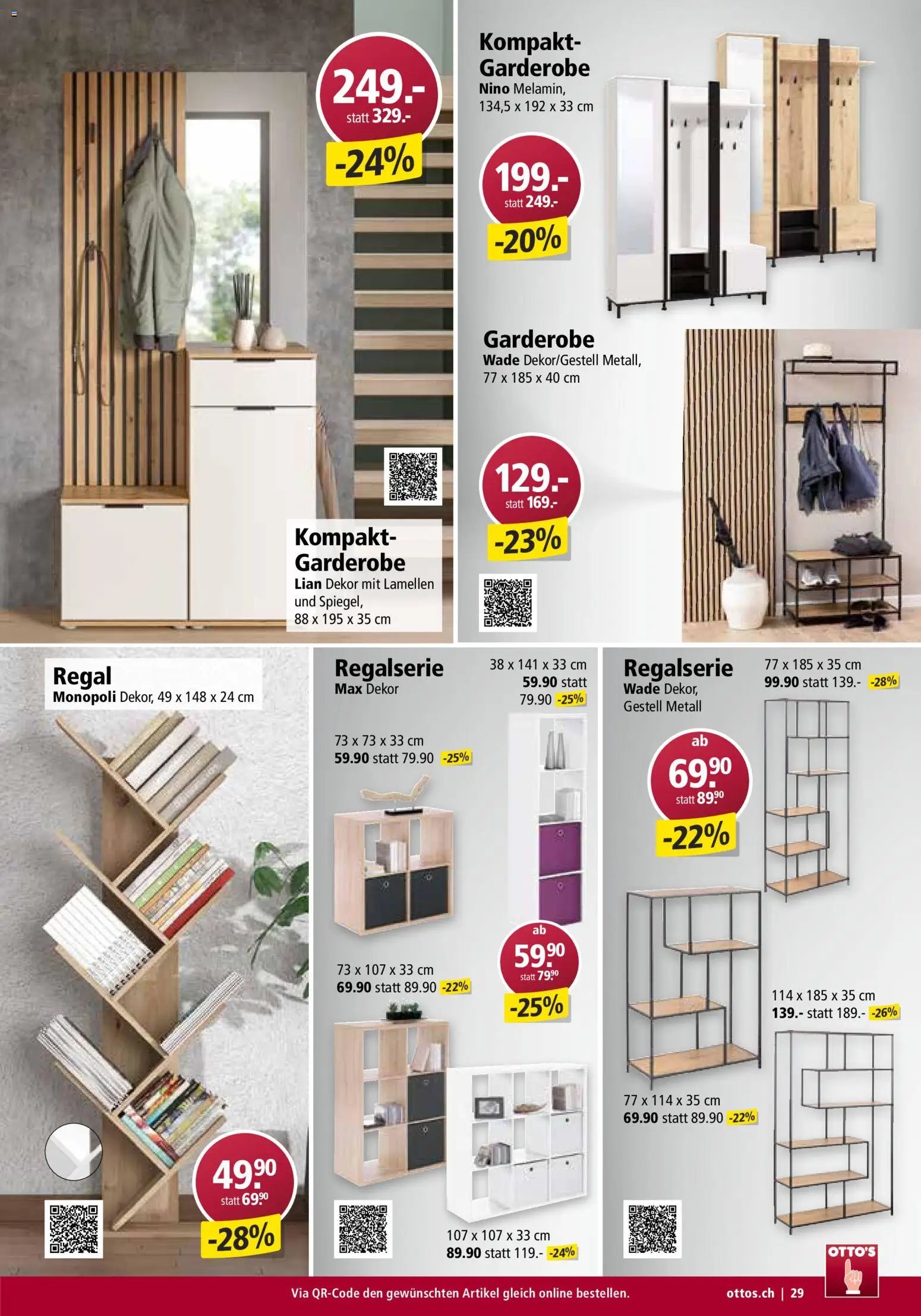 Otto's Aktionen Möbelflyer