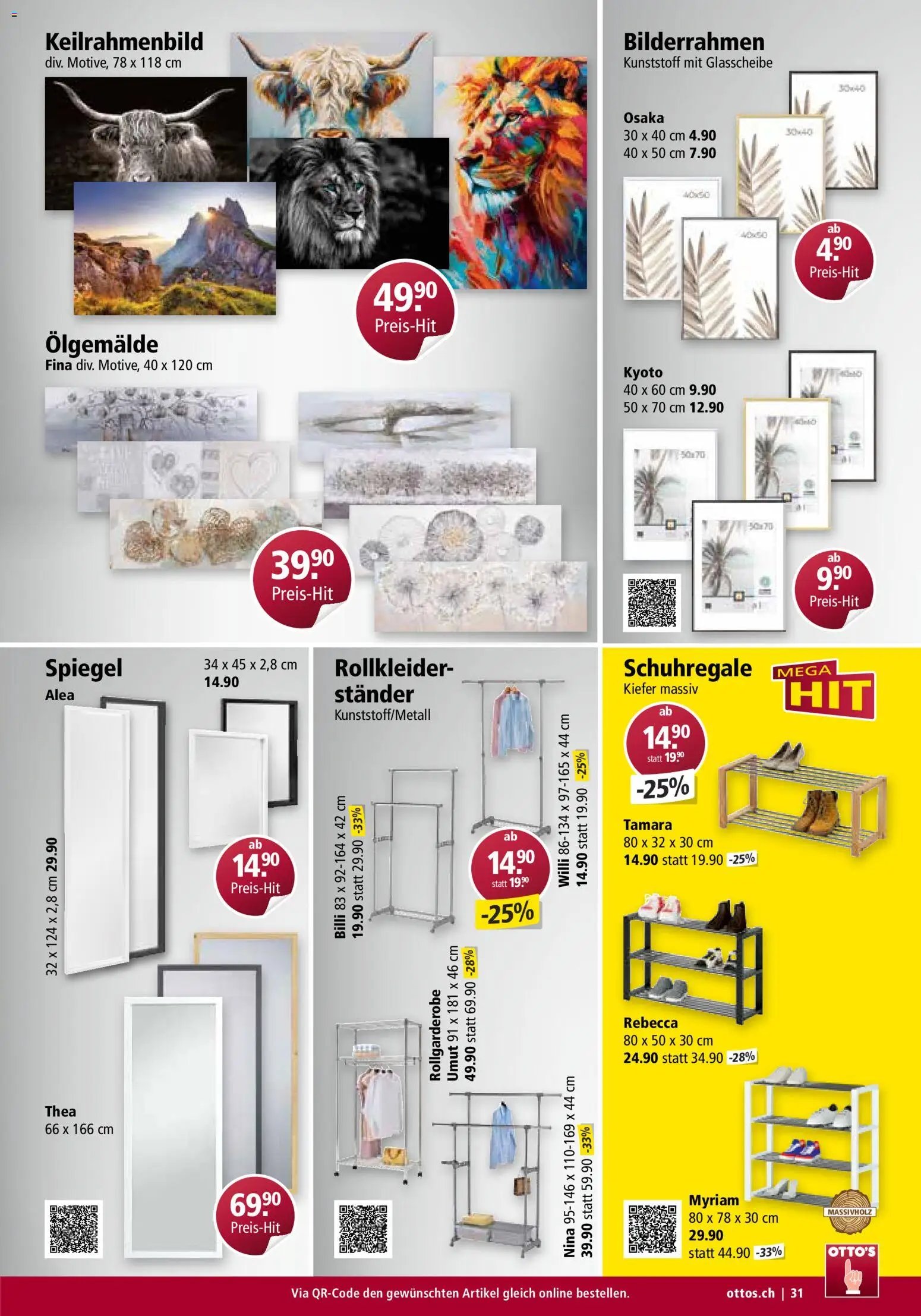 Otto's Aktionen Möbelflyer