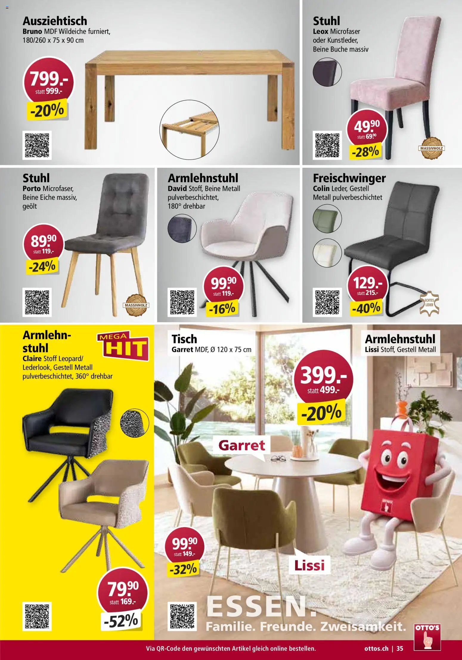 Otto's Aktionen Möbelflyer