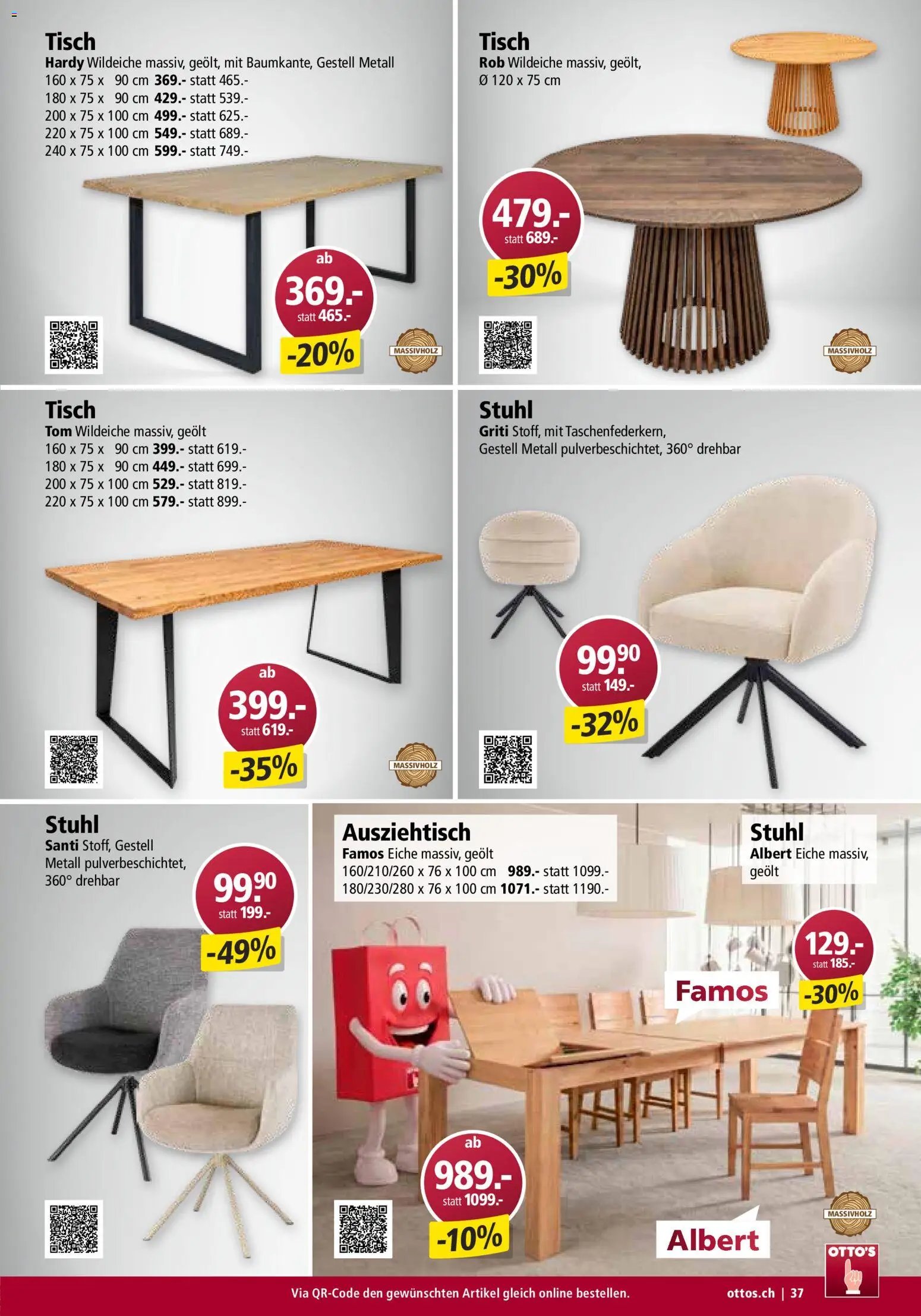 Otto's Aktionen Möbelflyer