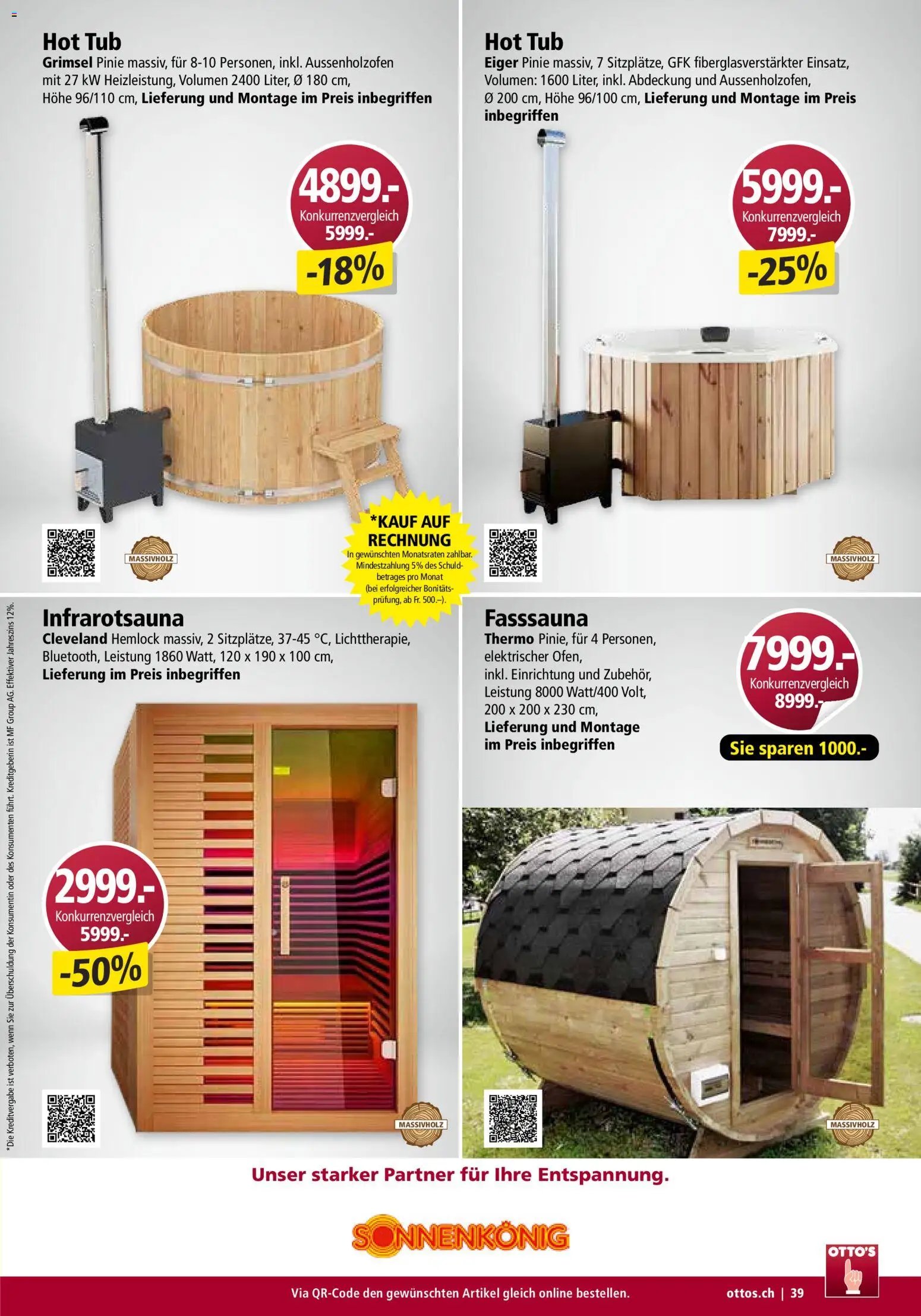 Otto's Aktionen Möbelflyer