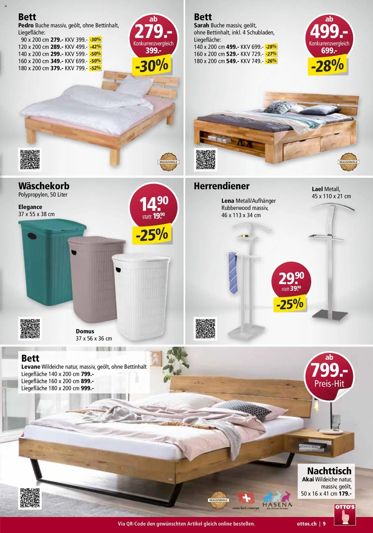 Otto's Aktionen Möbelflyer