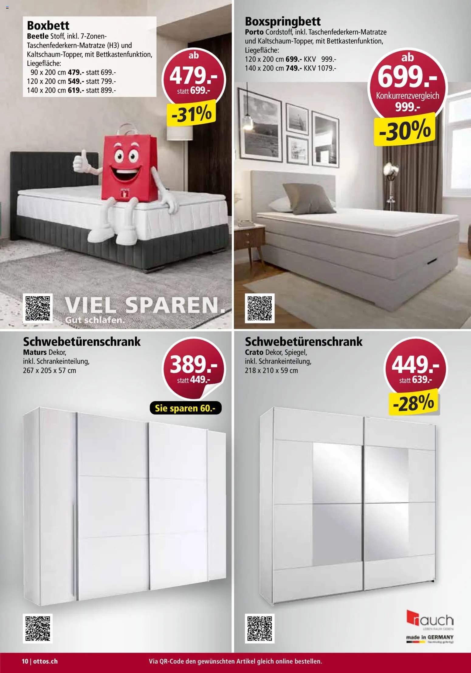 Otto's Aktionen Möbelflyer