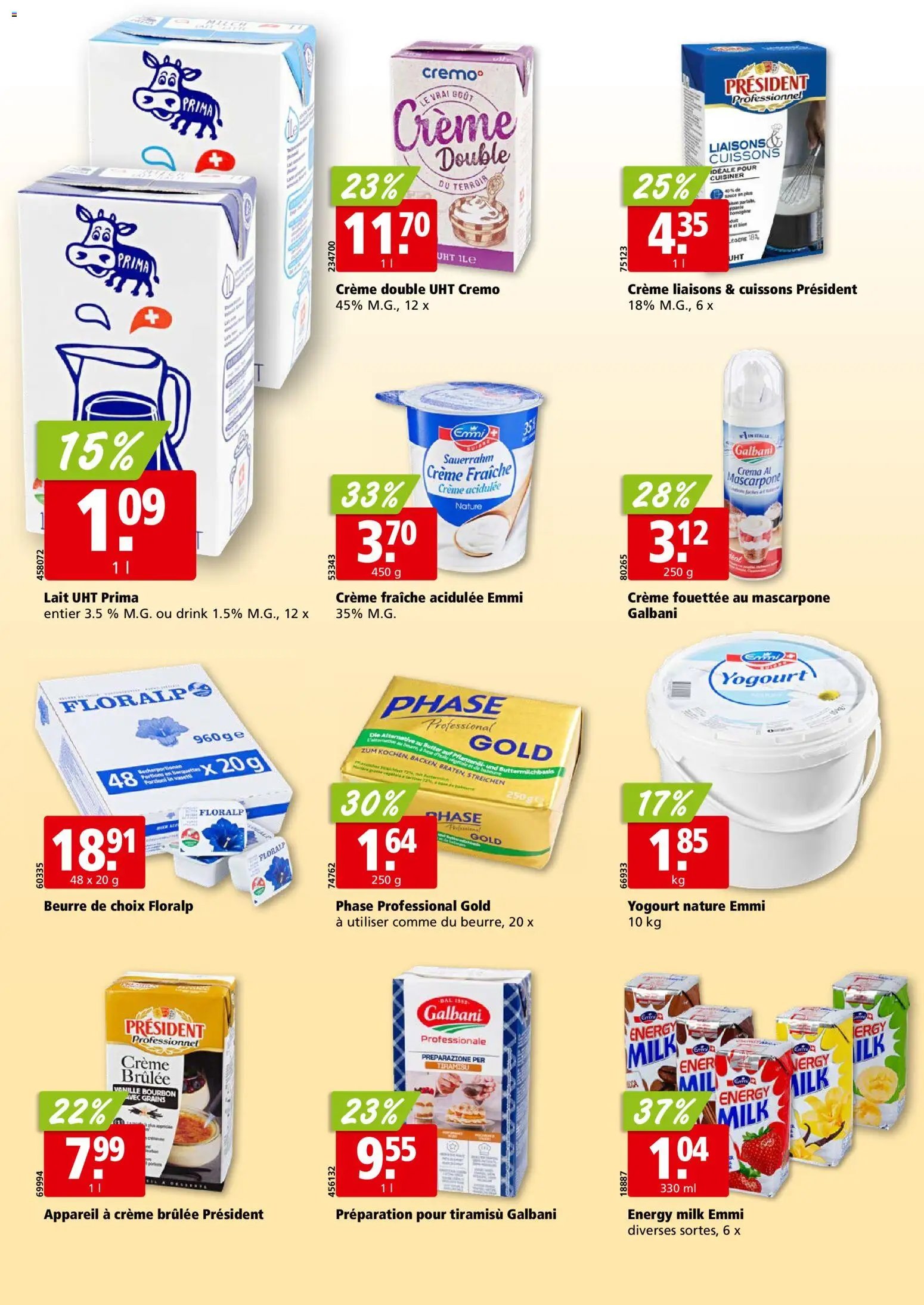 Aligro aktionen Chavannes, Matran, Genève, Sion (2026-03-09 - 2026-03-14)