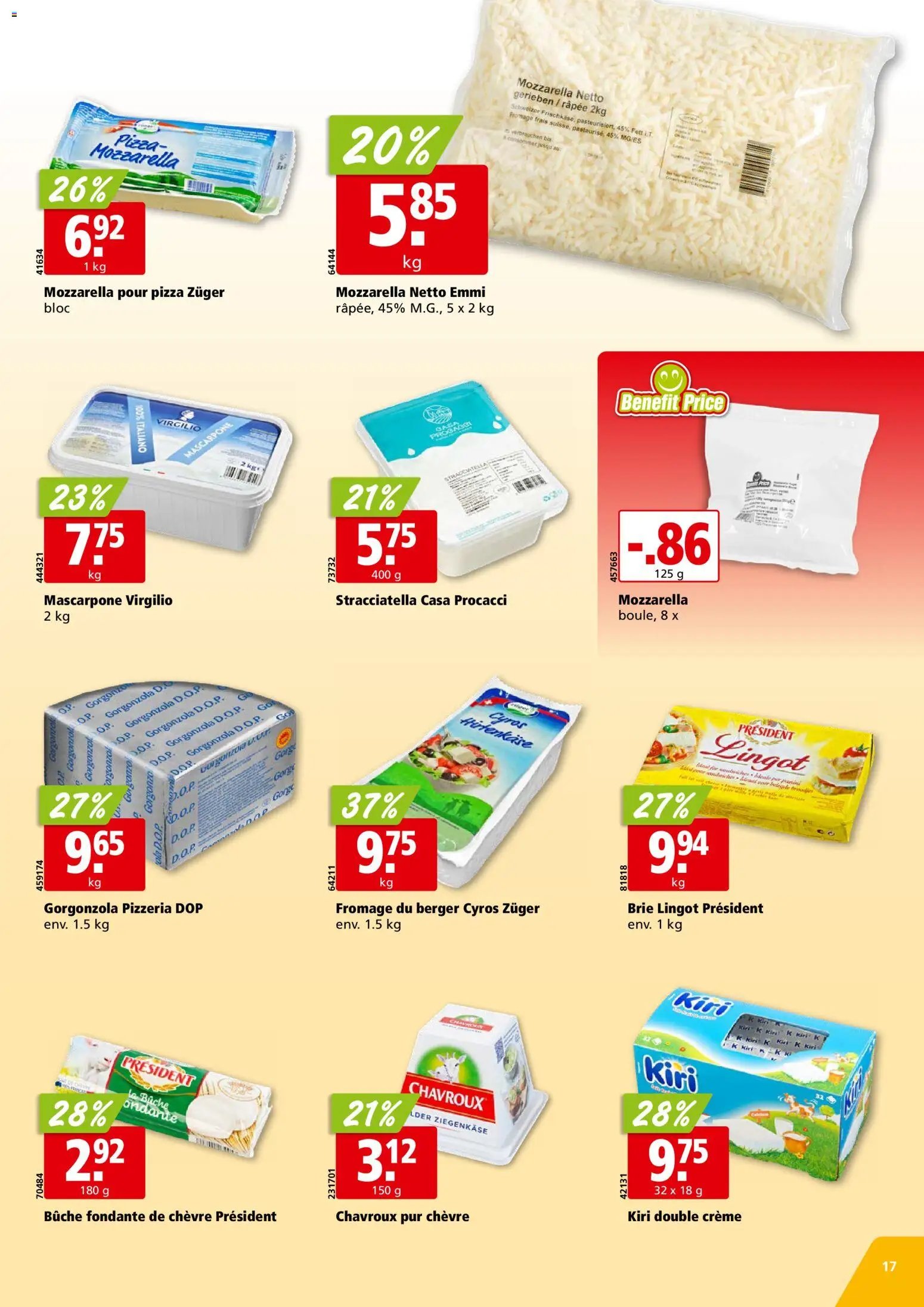 Aligro aktionen Chavannes, Matran, Genève, Sion (2026-03-09 - 2026-03-14)