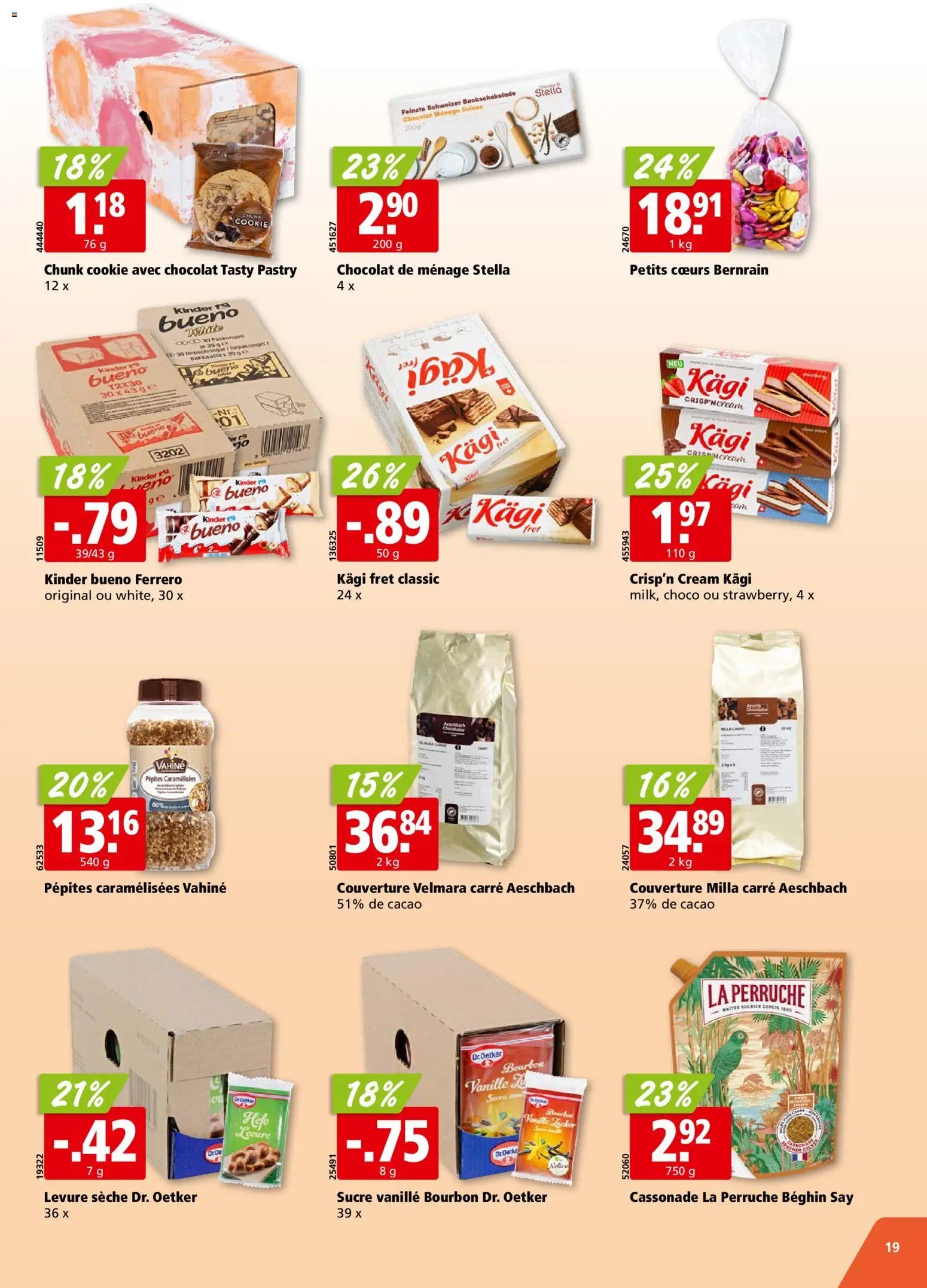 Aligro aktionen Chavannes, Matran, Genève, Sion (2026-03-09 - 2026-03-14)