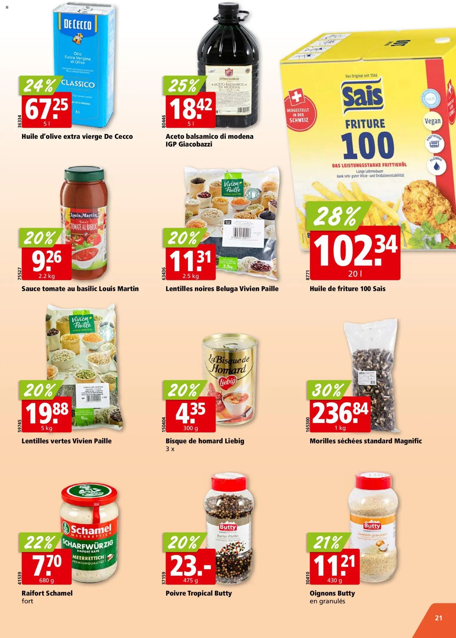 Aligro aktionen Chavannes, Matran, Genève, Sion (2026-03-09 - 2026-03-14)