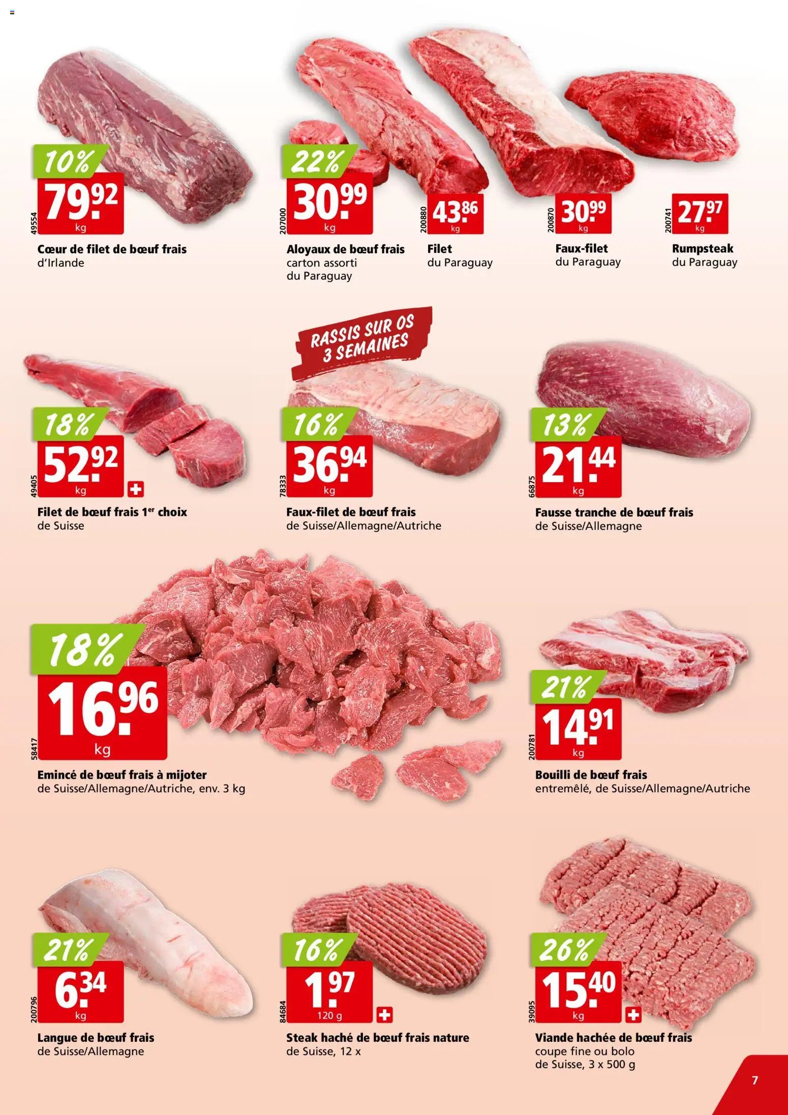 Aligro aktionen Chavannes, Matran, Genève, Sion (2026-03-09 - 2026-03-14)