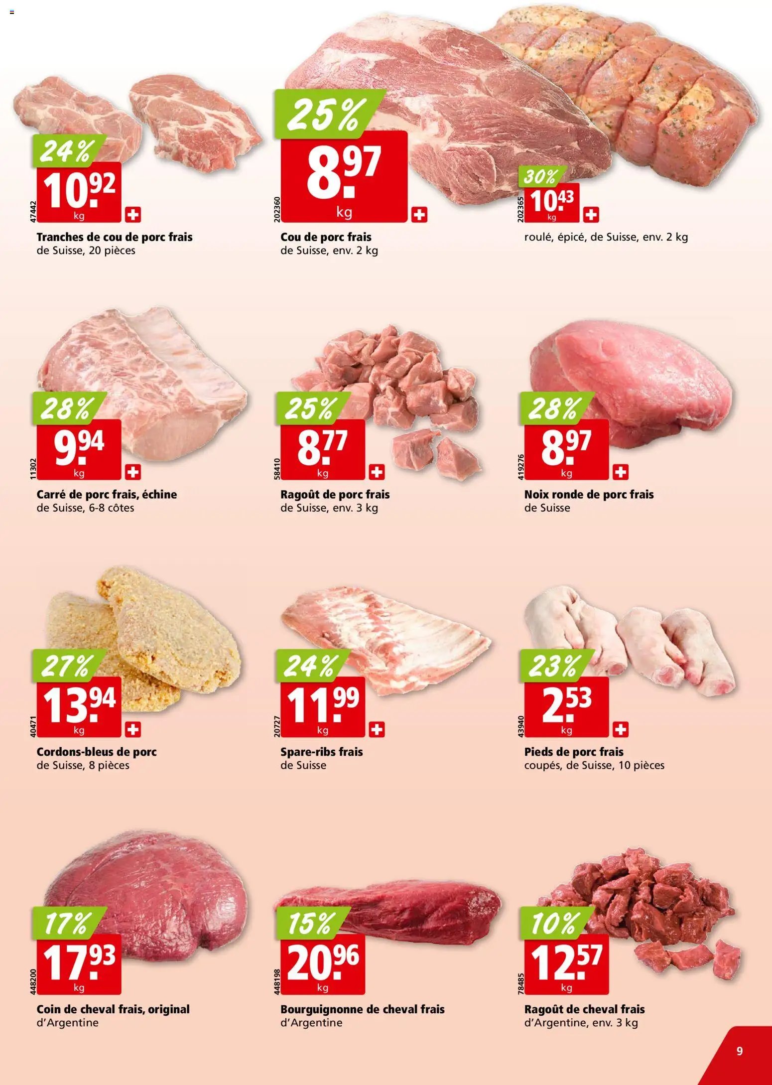 Aligro aktionen Chavannes, Matran, Genève, Sion (2026-03-09 - 2026-03-14)