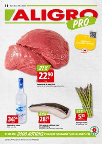 Aligro aktionen Chavannes, Matran, Genève, Sion (2026-03-09 - 2026-03-14)