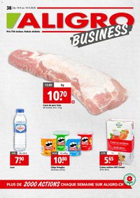 Aligro aktionen Business Chavannes, Matran, Genève, Sion