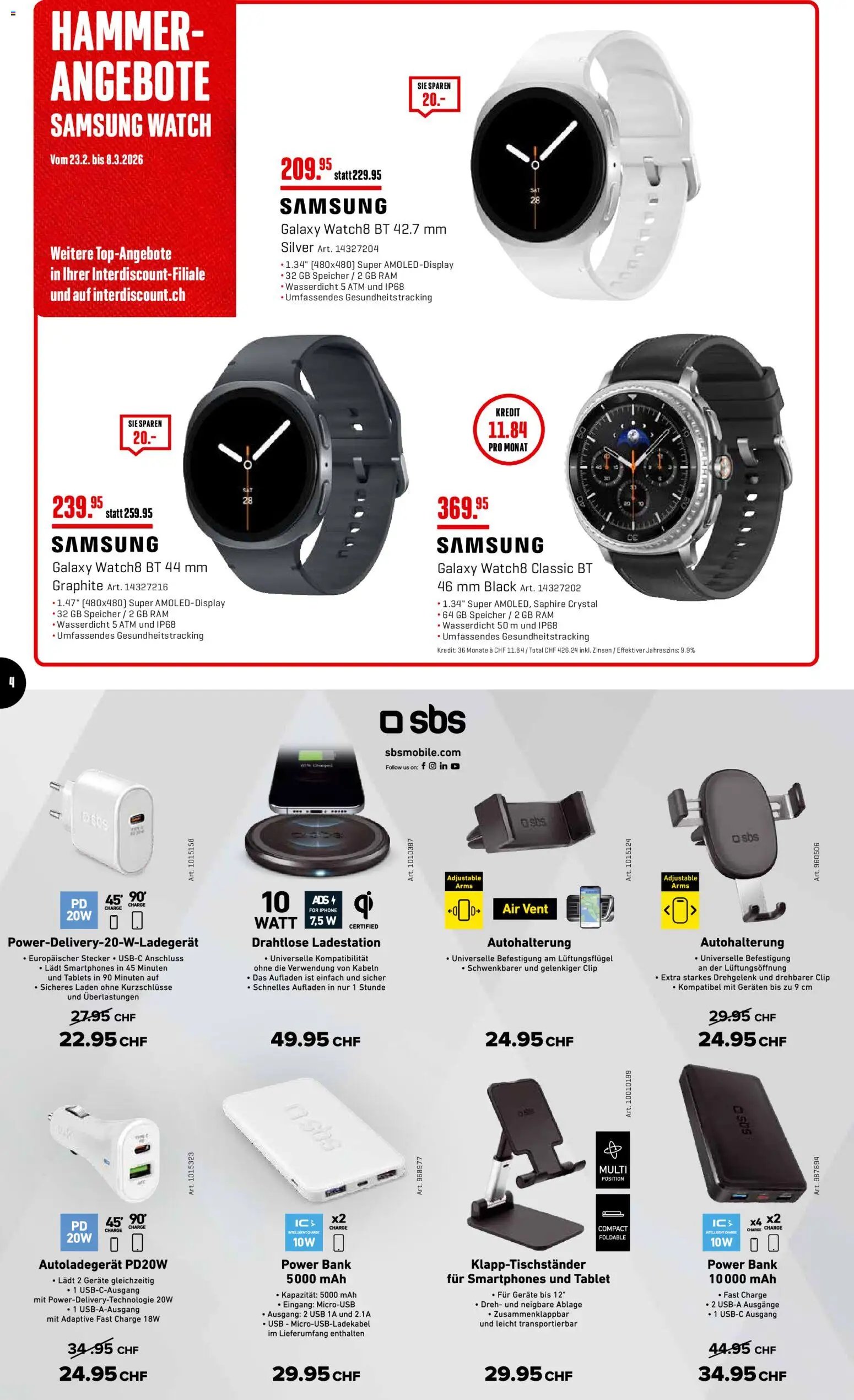 Interdiscount Aktionen Mobile (2026-02-23 - 2026-03-08) | 4