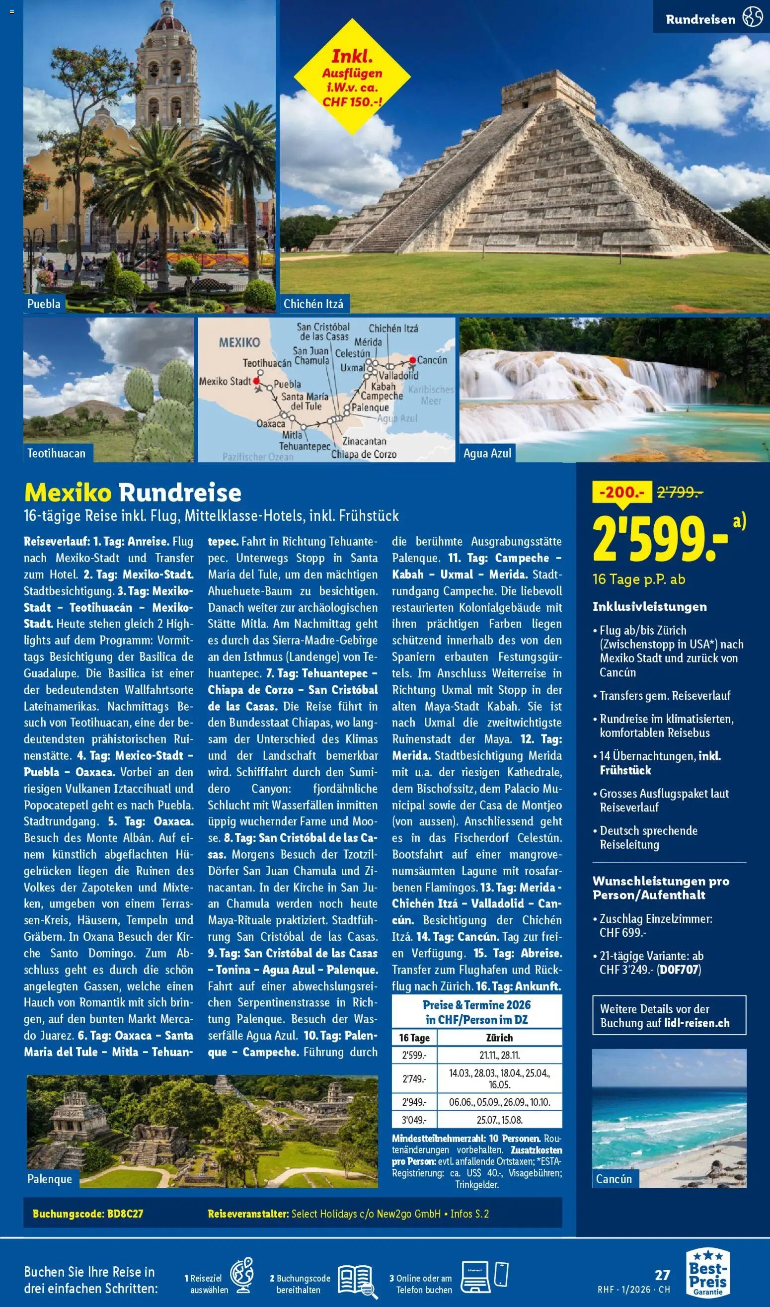 Lidl Aktionen Reisen Januar (2025-12-29 - 2026-01-31) | 27