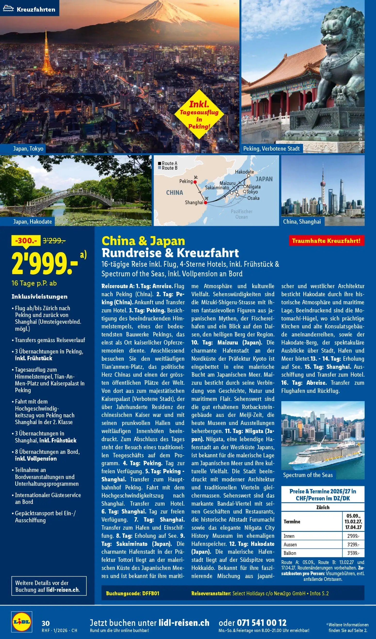 Lidl Aktionen Reisen Januar (2025-12-29 - 2026-01-31) | 30