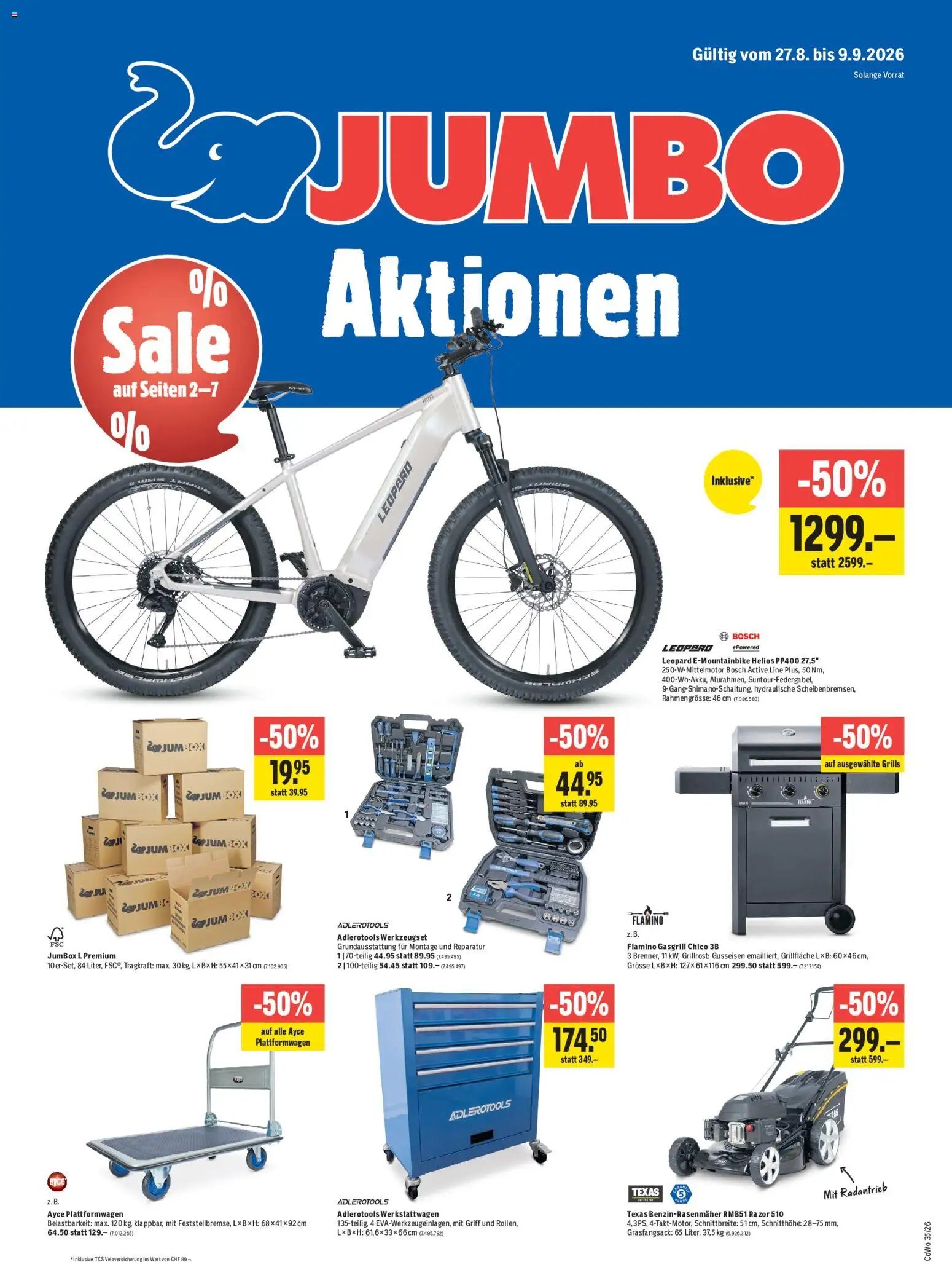 Jumbo aktionen