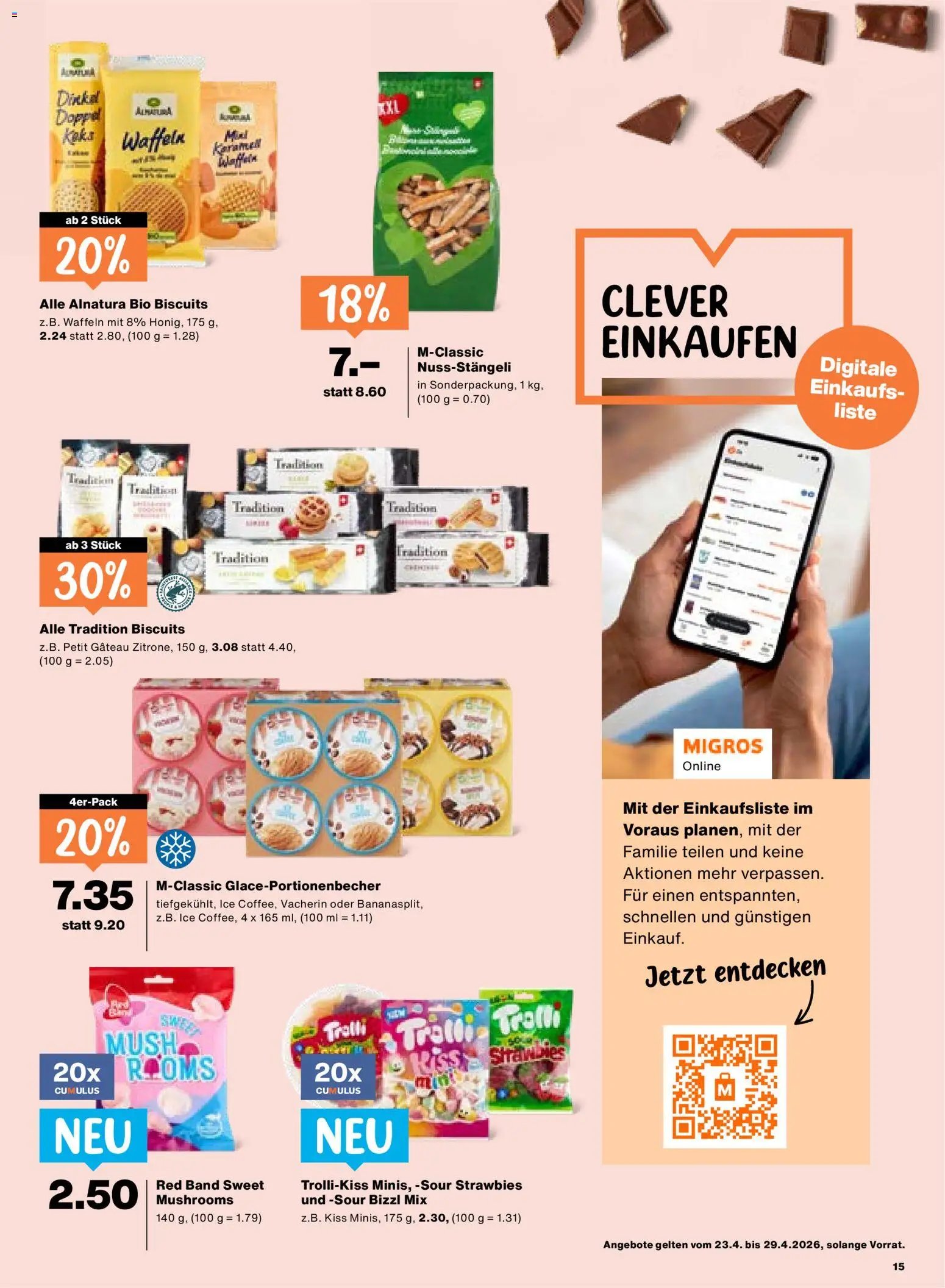 Migros aktionen (2026-04-23 - 2026-04-29)