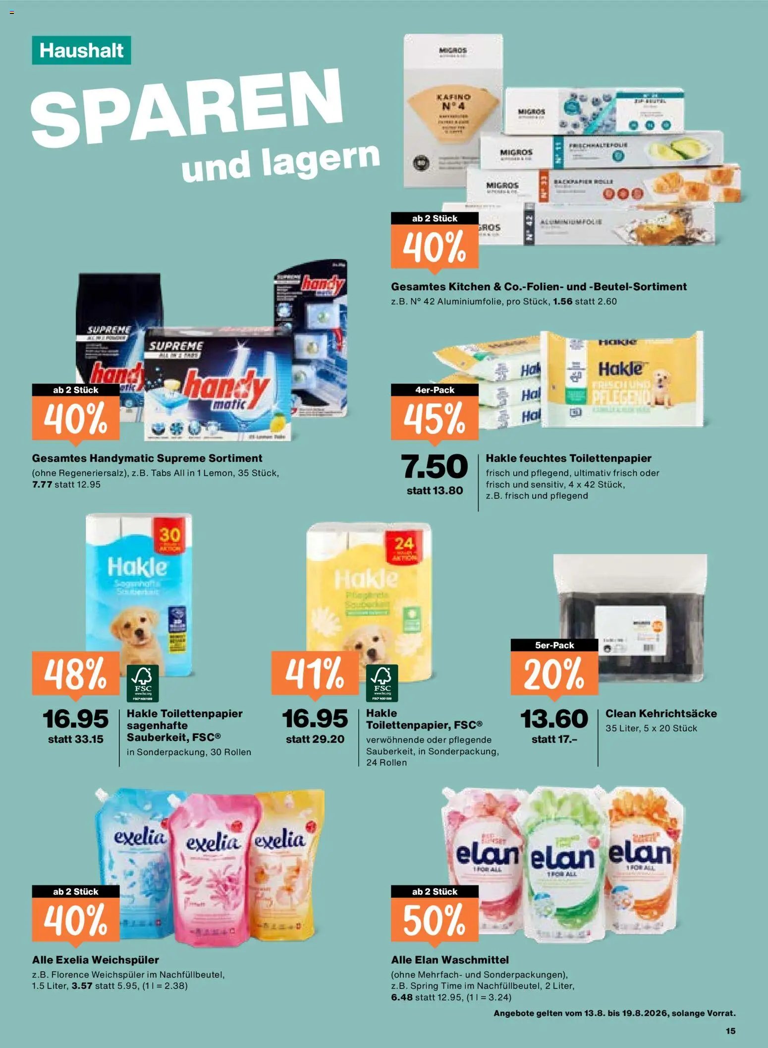 Migros aktionen