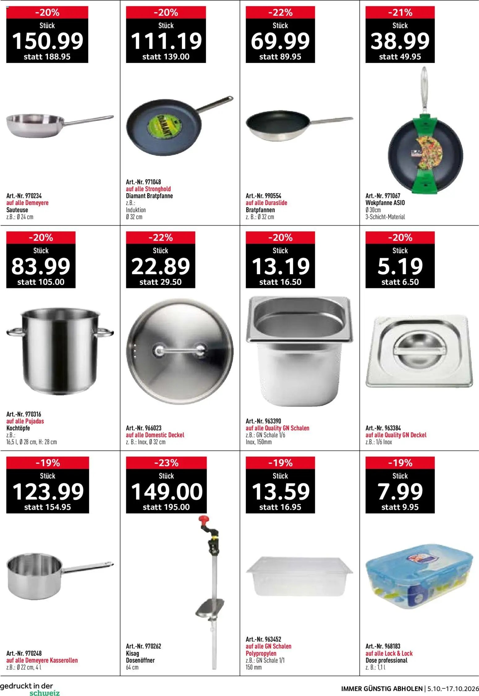 Prodega aktionen Gastronomie