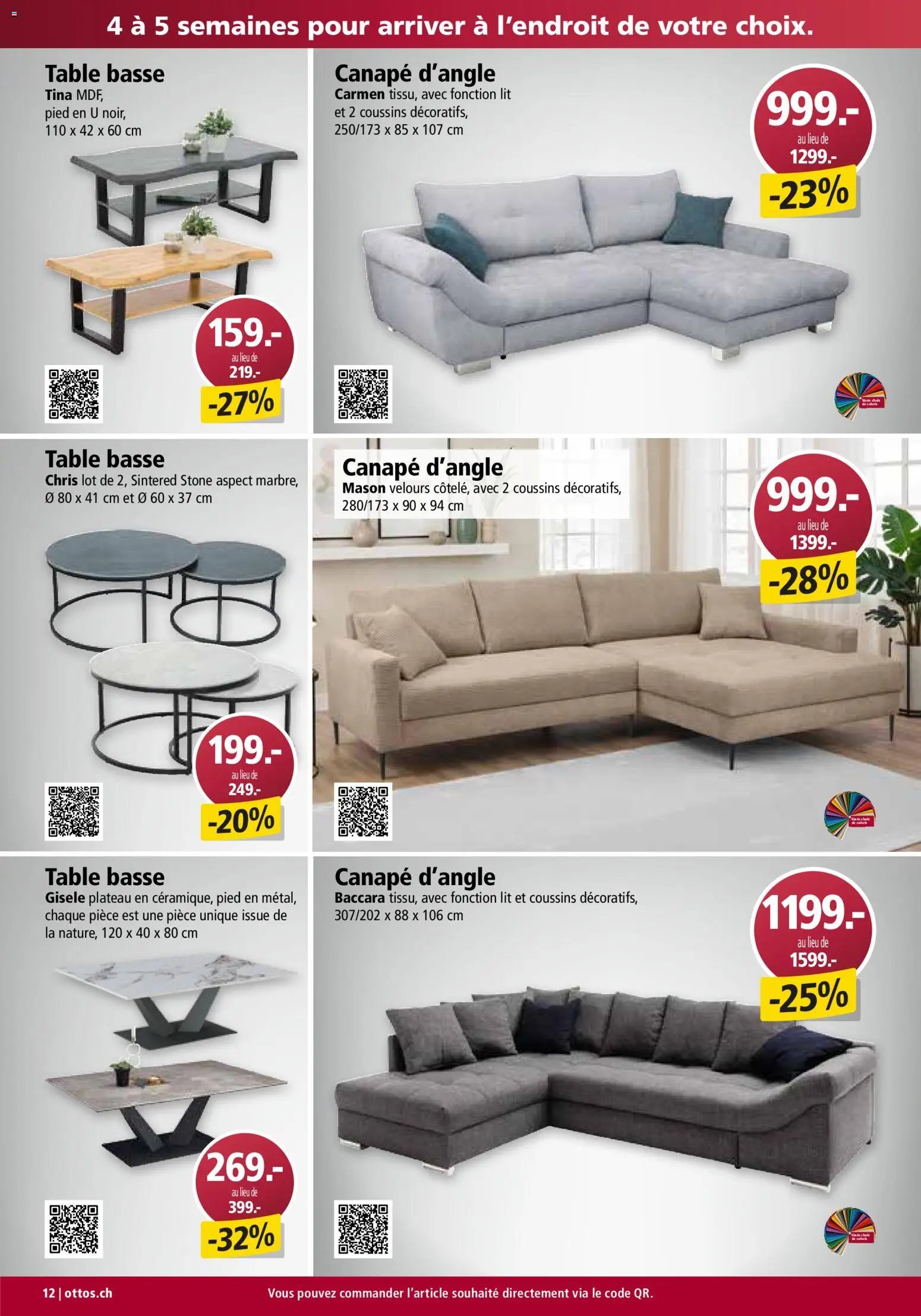 Otto's aktionen Meubles