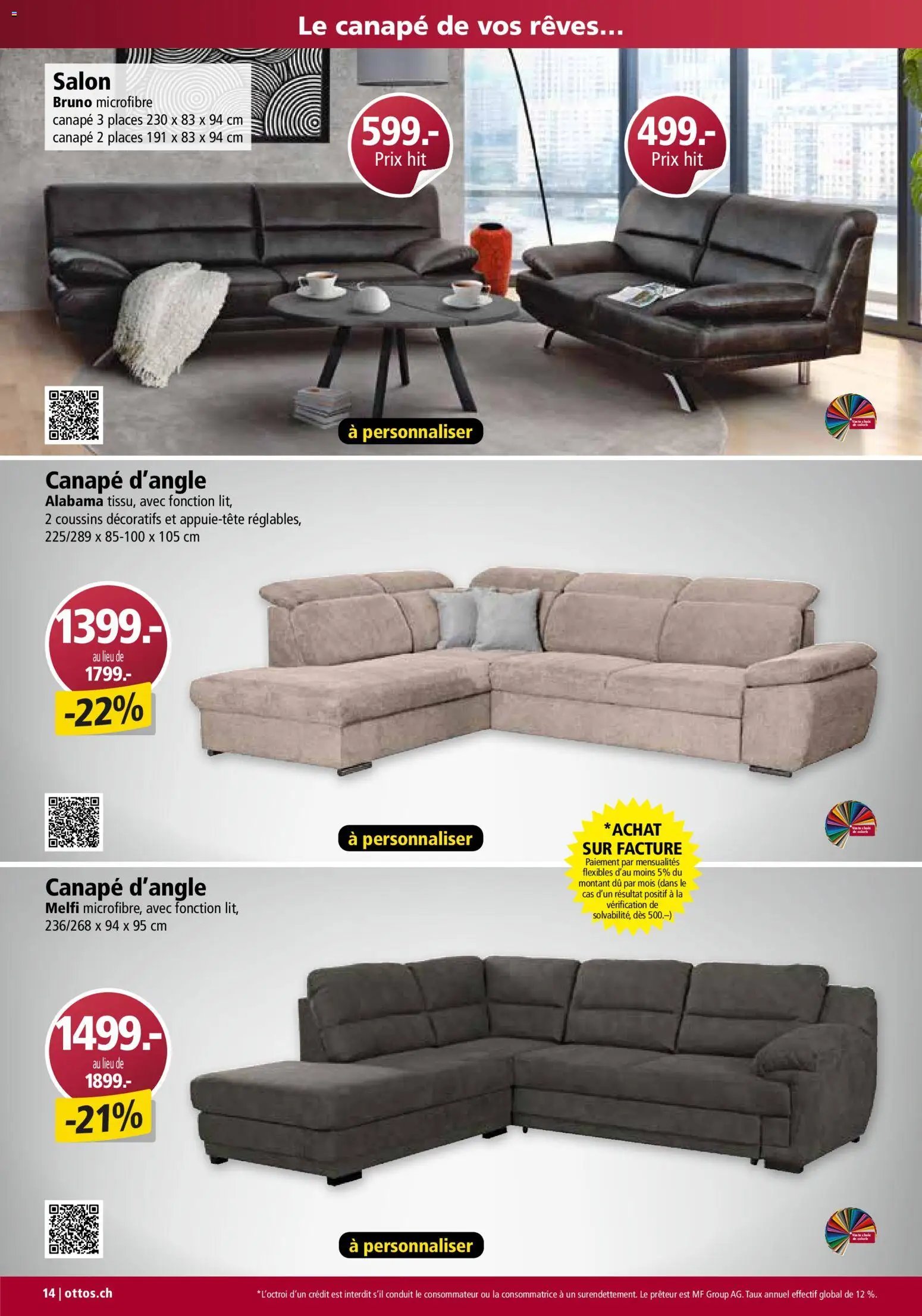 Otto's aktionen Meubles