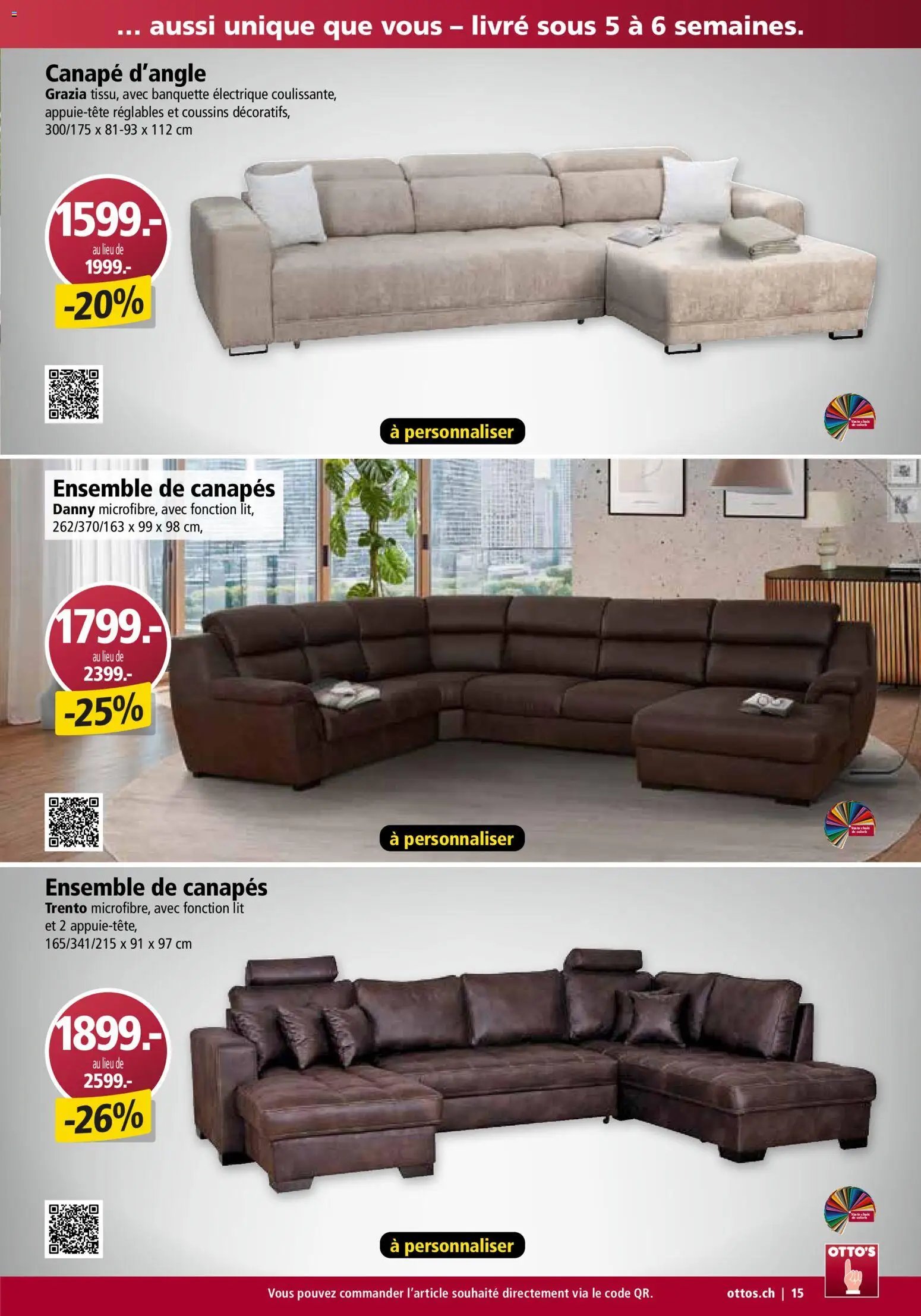 Otto's aktionen Meubles