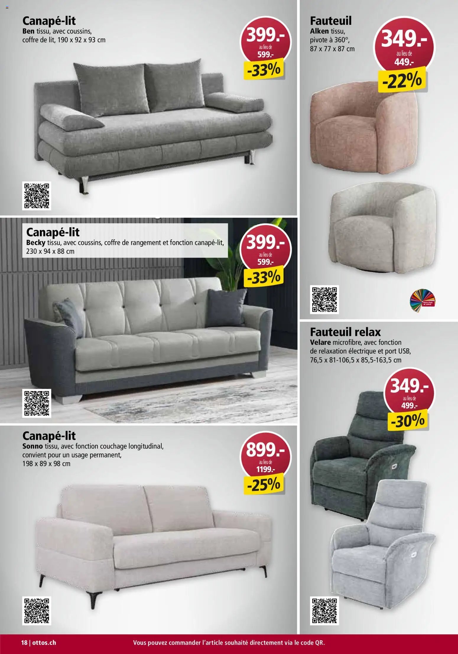 Otto's aktionen Meubles