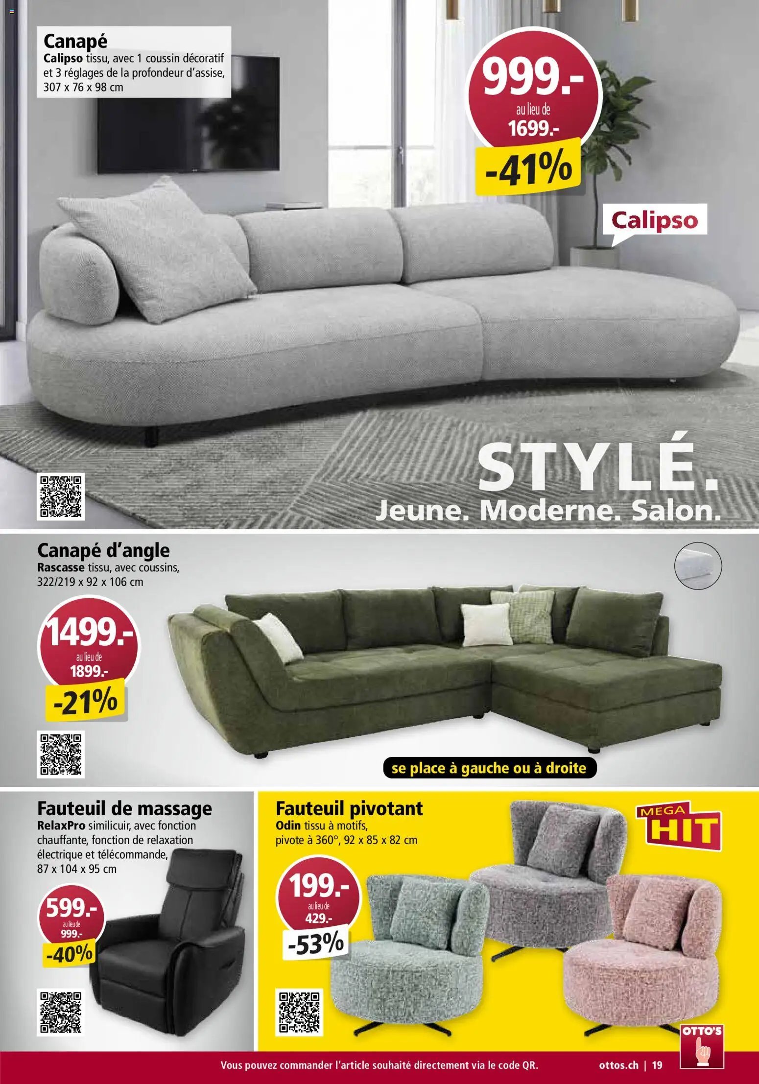 Otto's aktionen Meubles