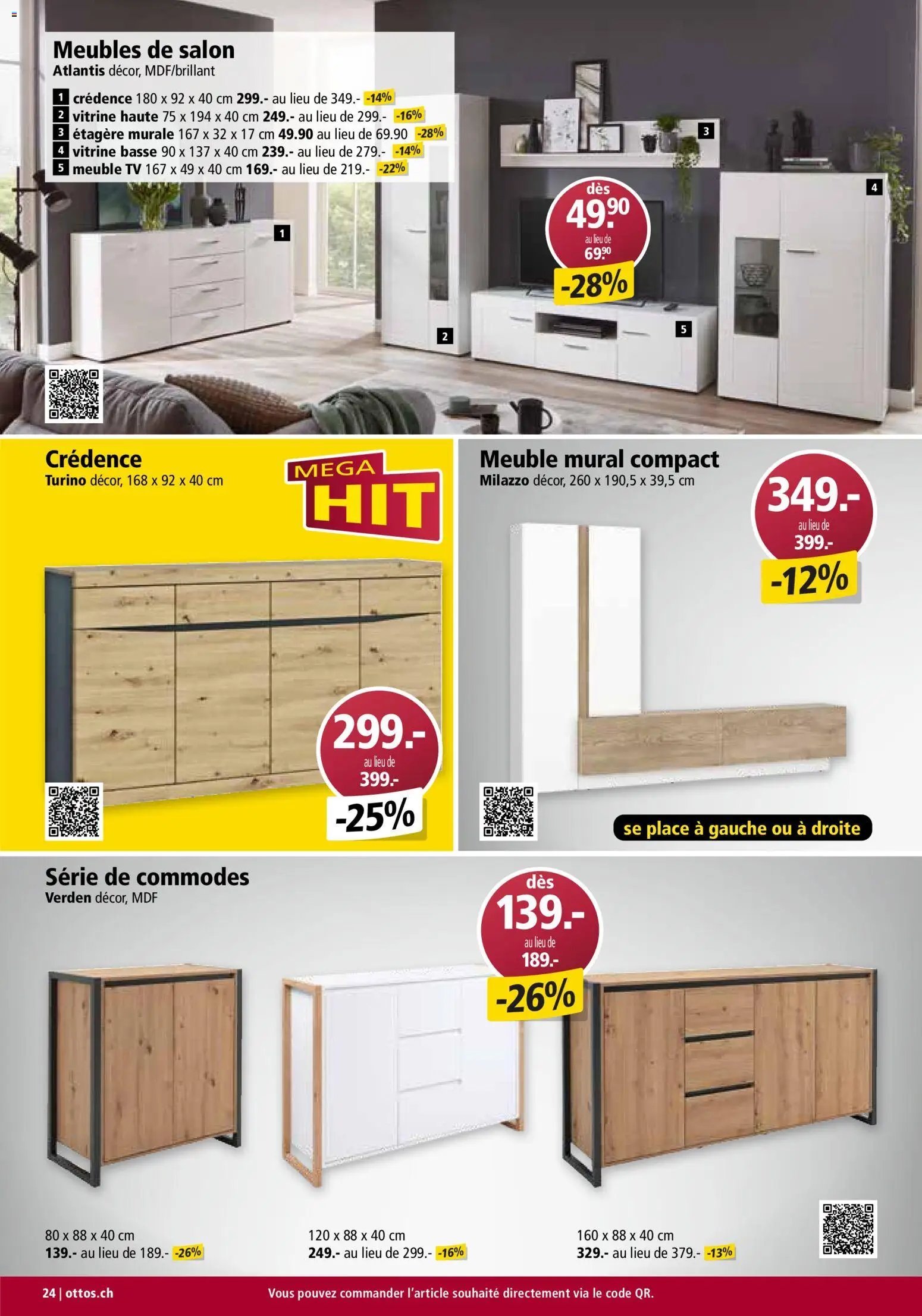 Otto's aktionen Meubles