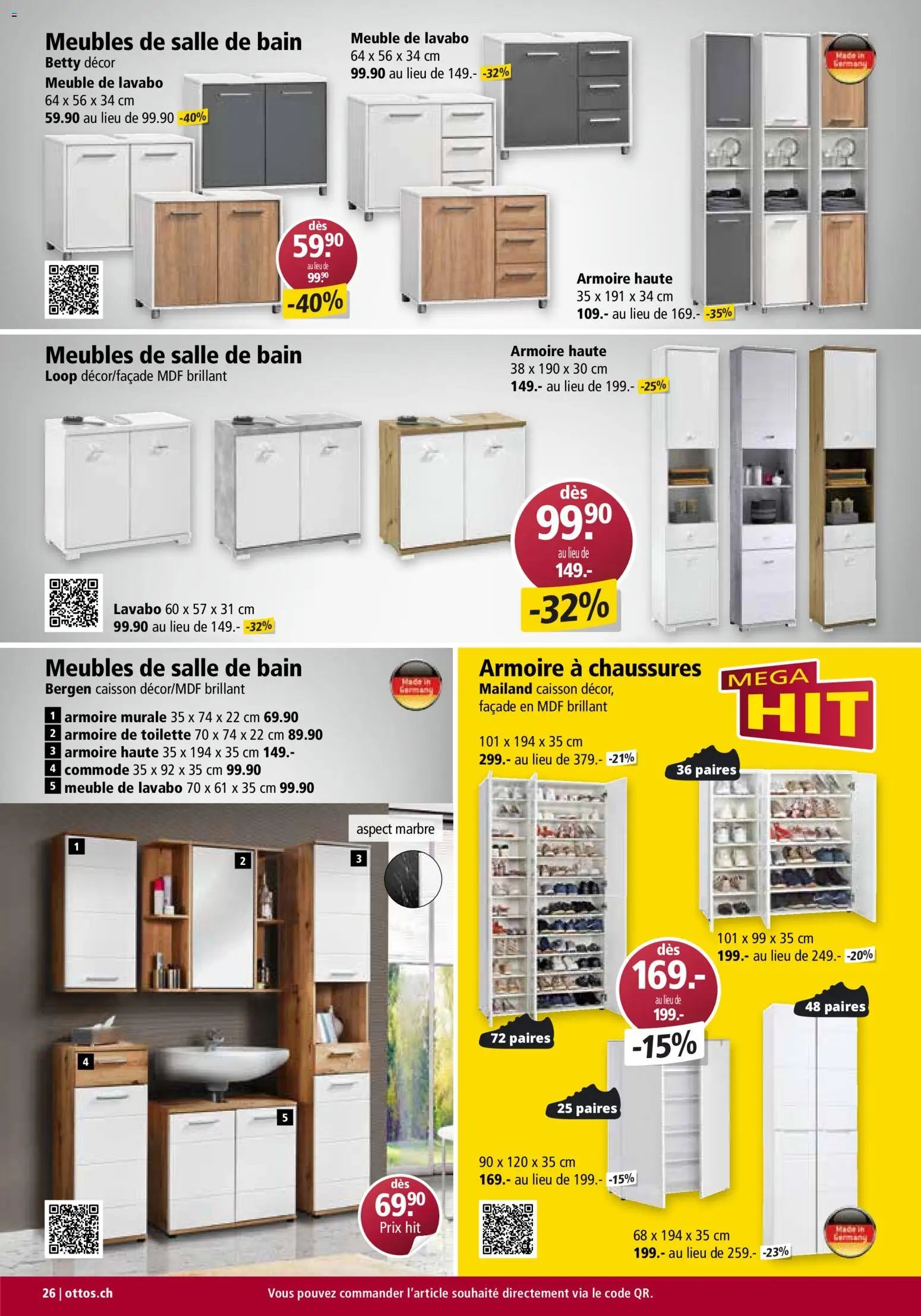 Otto's aktionen Meubles