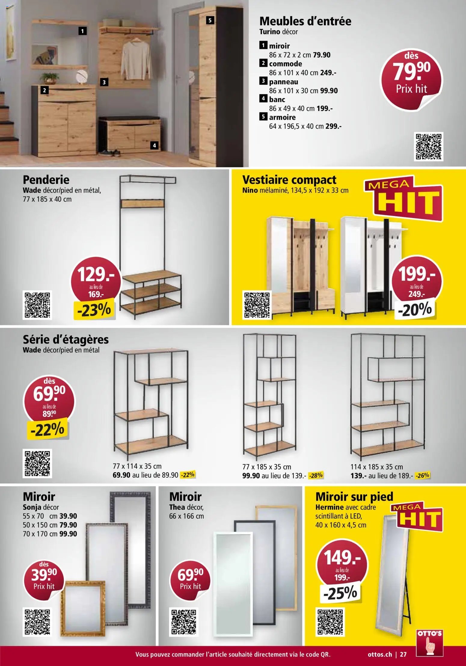 Otto's aktionen Meubles