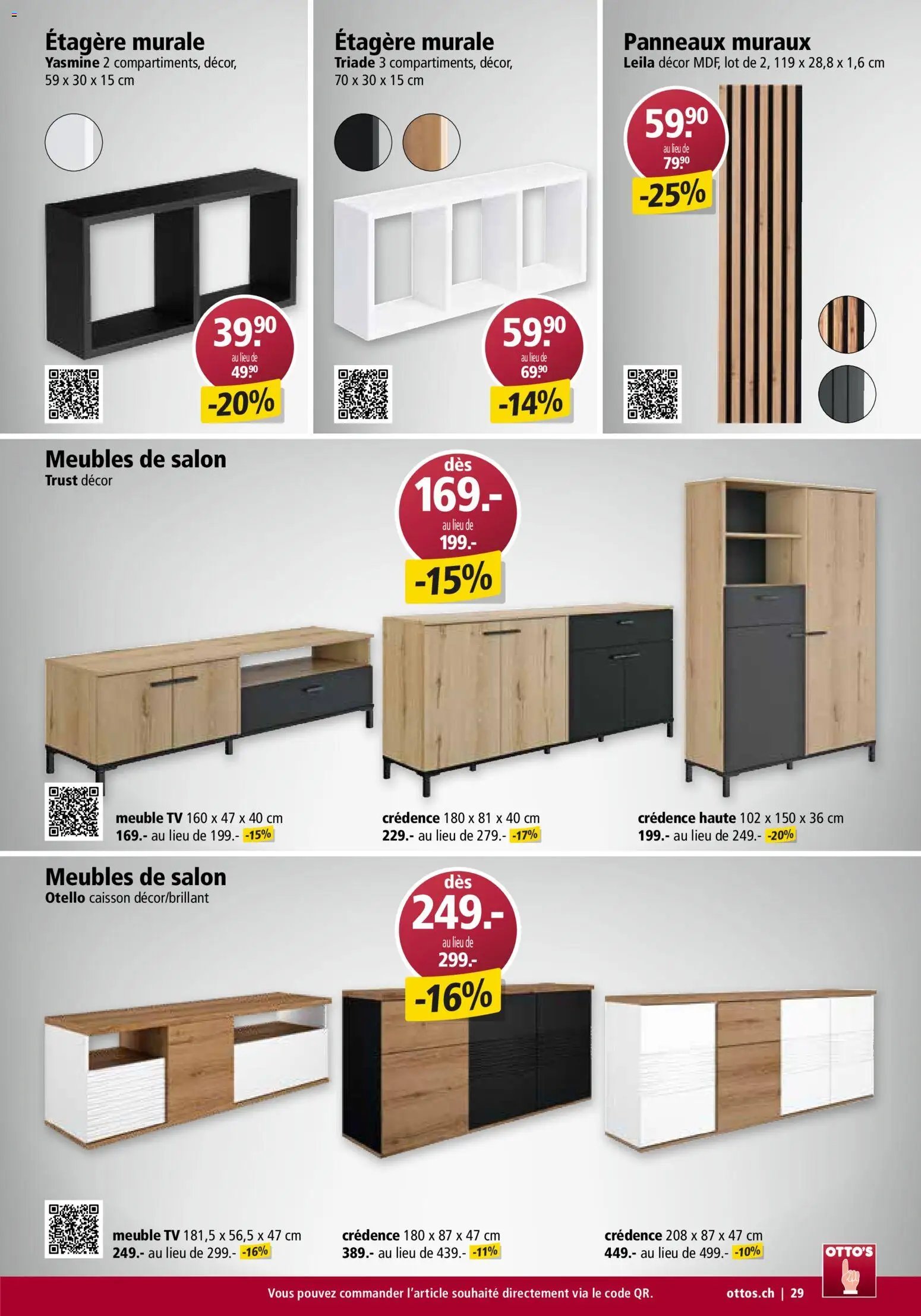 Otto's aktionen Meubles