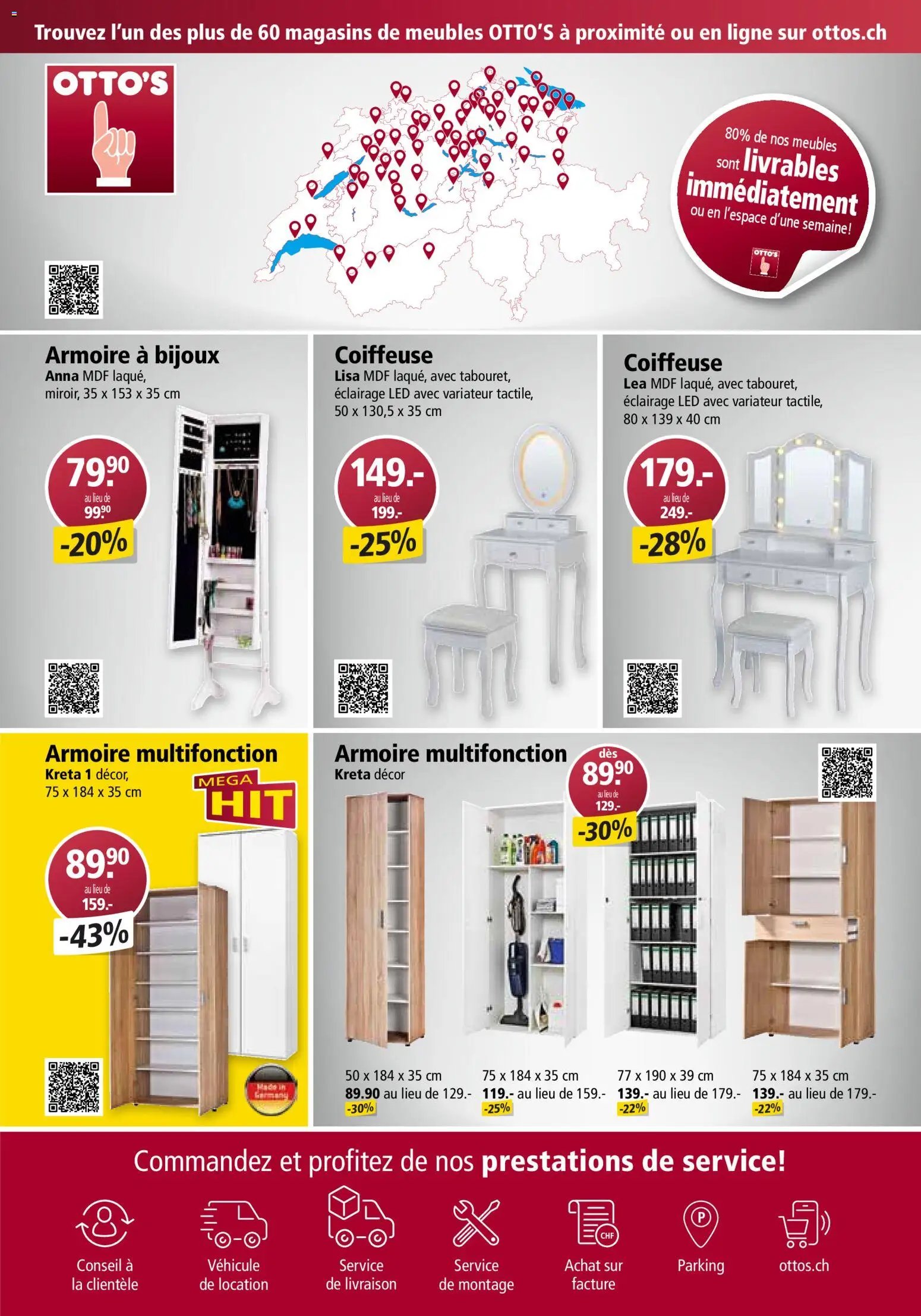 Otto's aktionen Meubles
