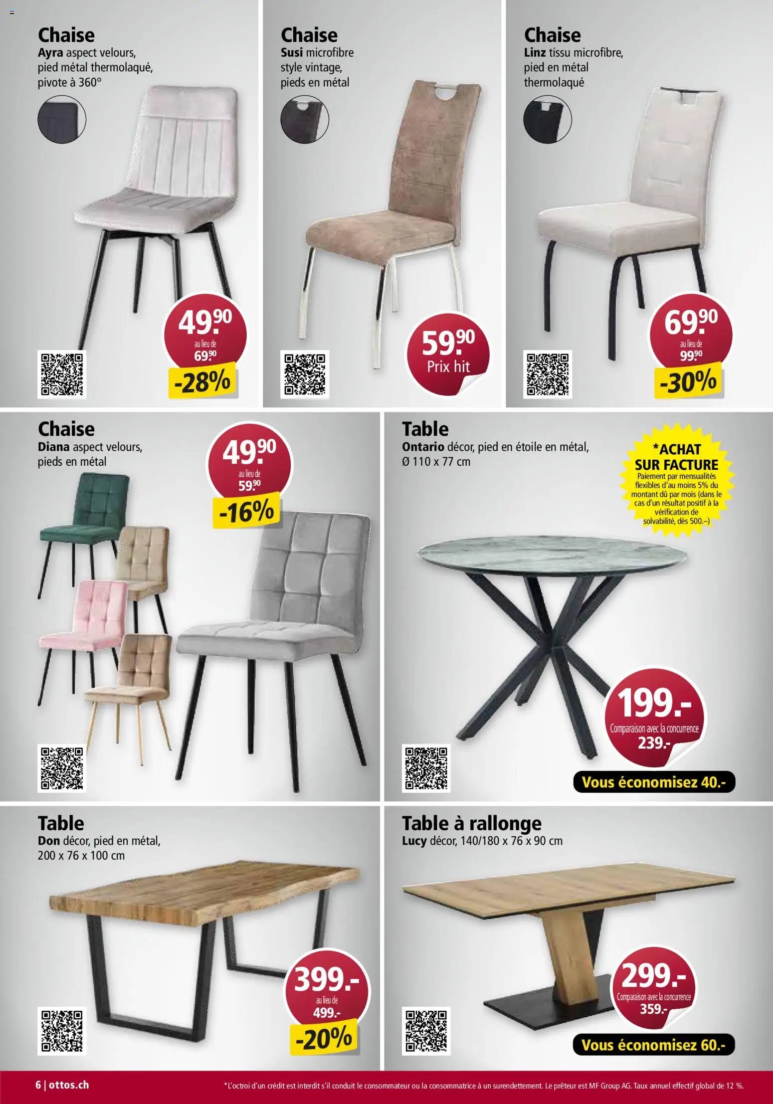 Otto's aktionen Meubles