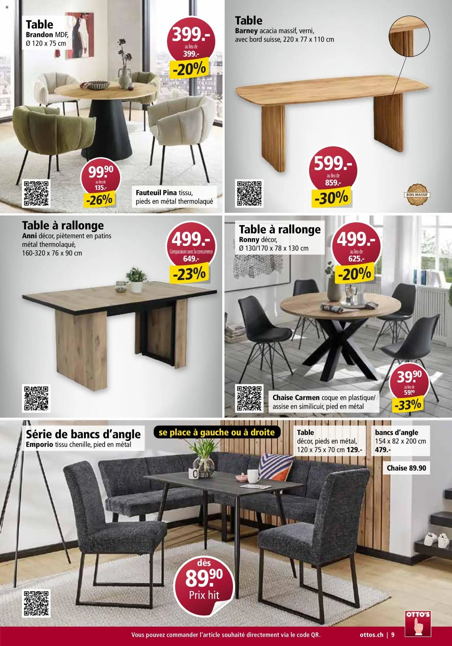 Otto's aktionen Meubles