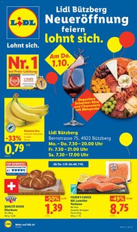 Lidl aktionen Bützberg Neueröffnung