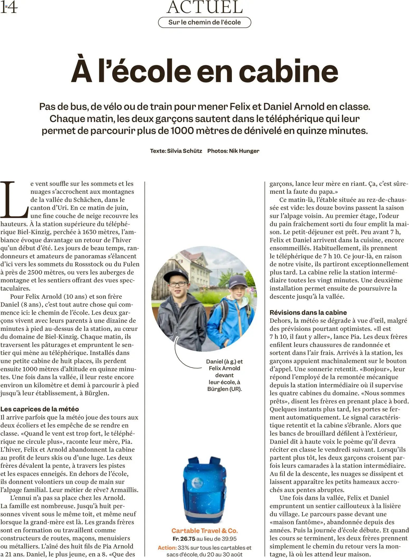 Migros aktionen Magazine FR