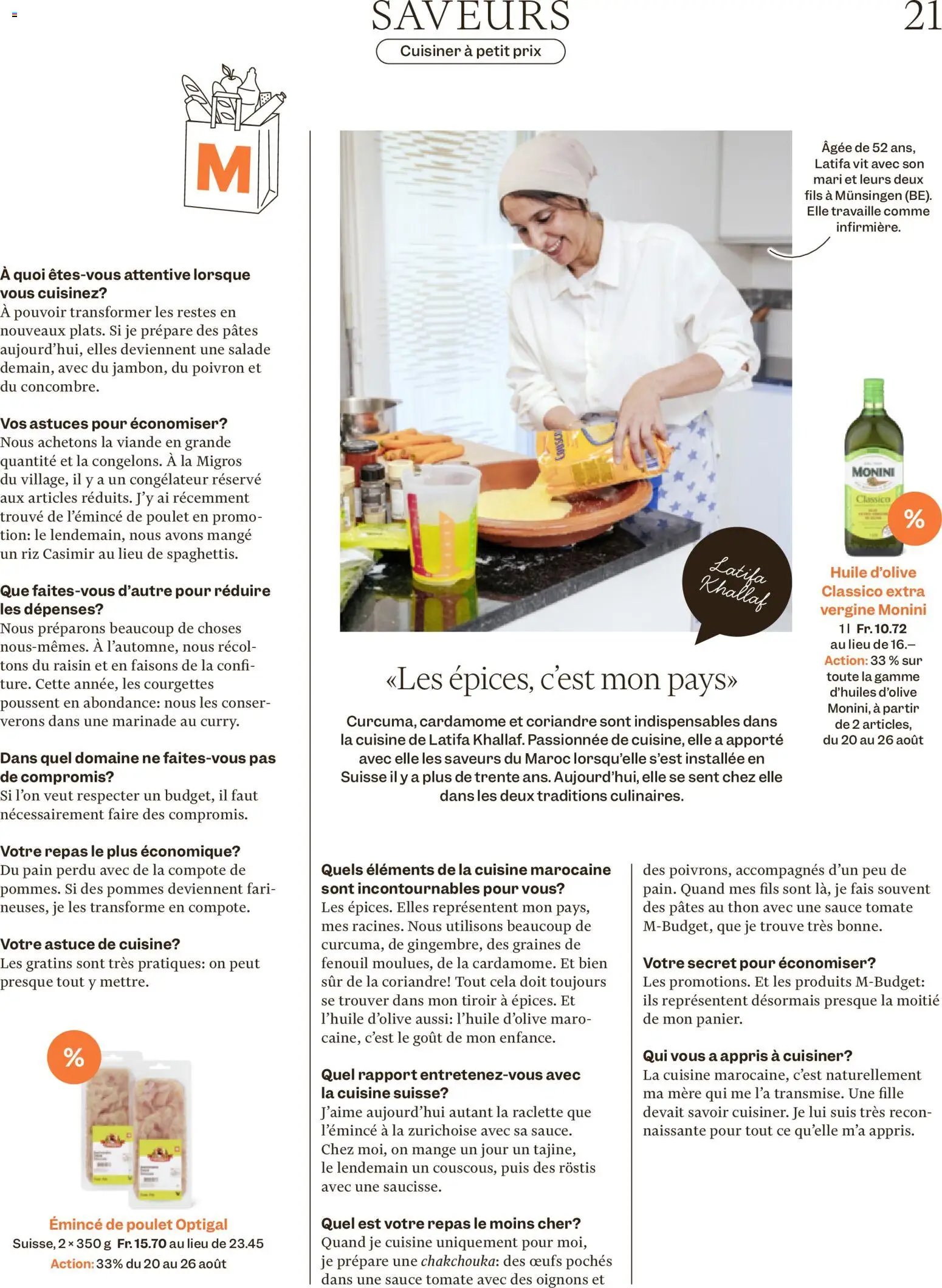 Migros aktionen Magazine FR