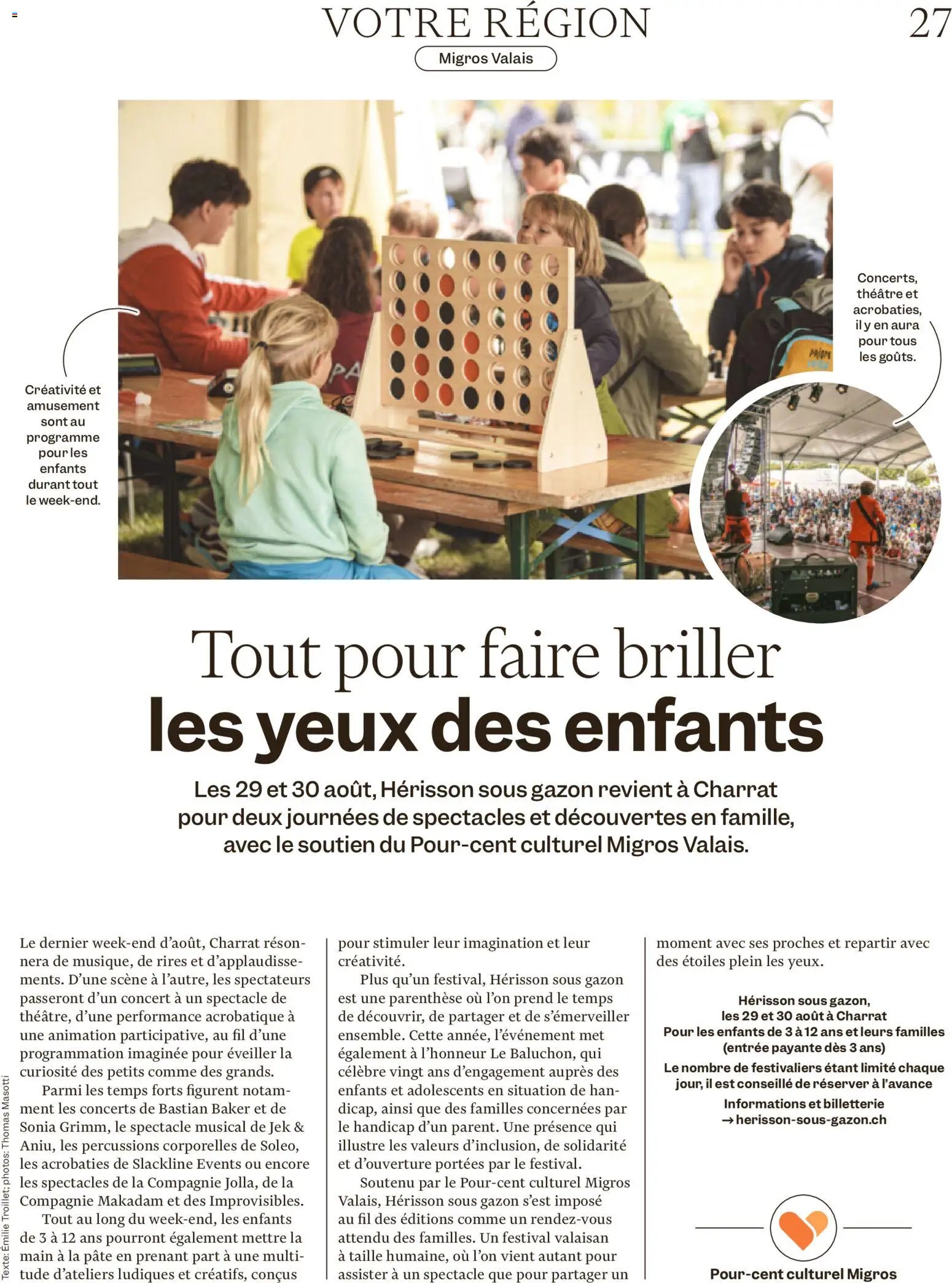 Migros aktionen Magazine FR