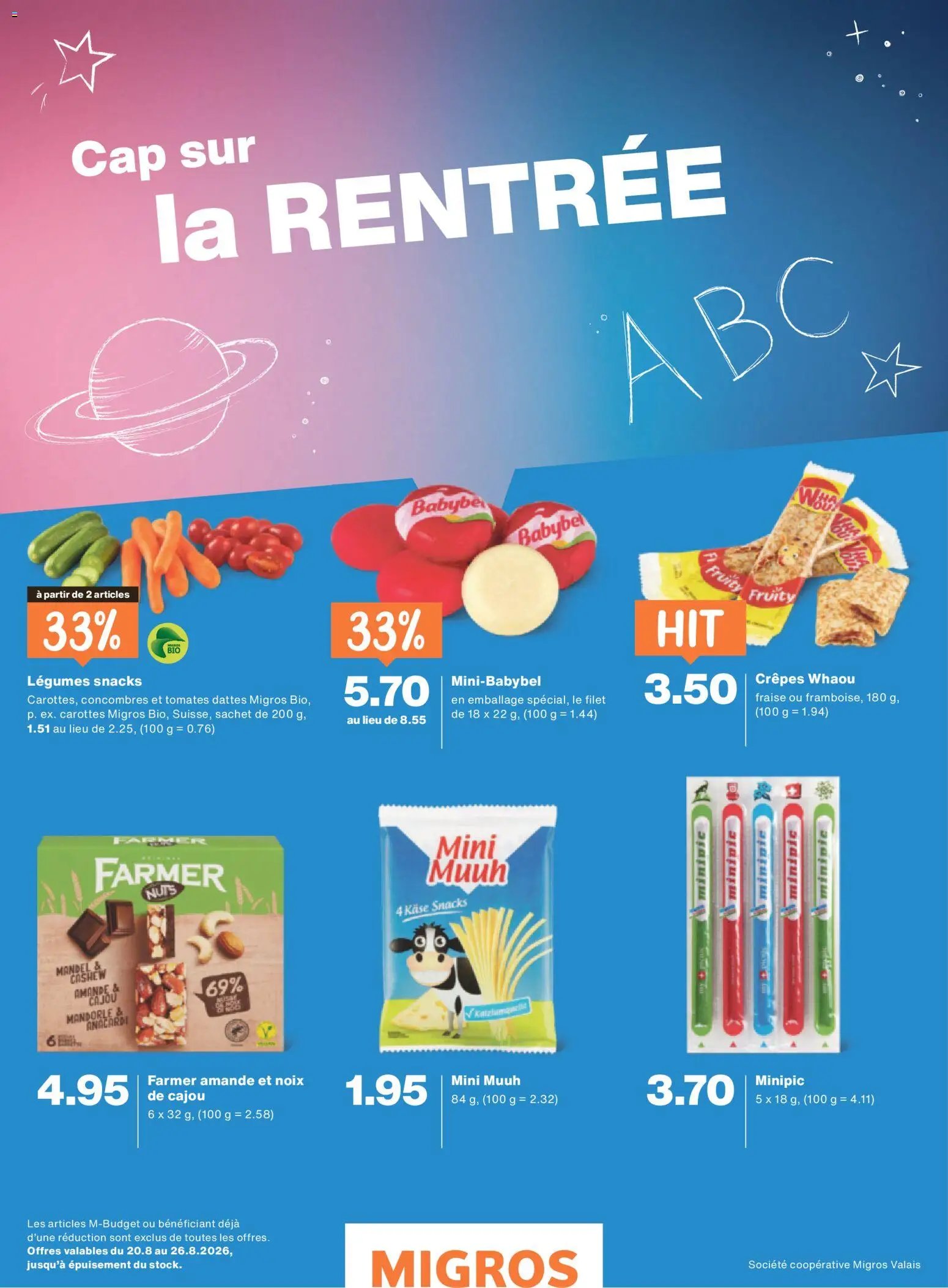 Migros aktionen Magazine FR