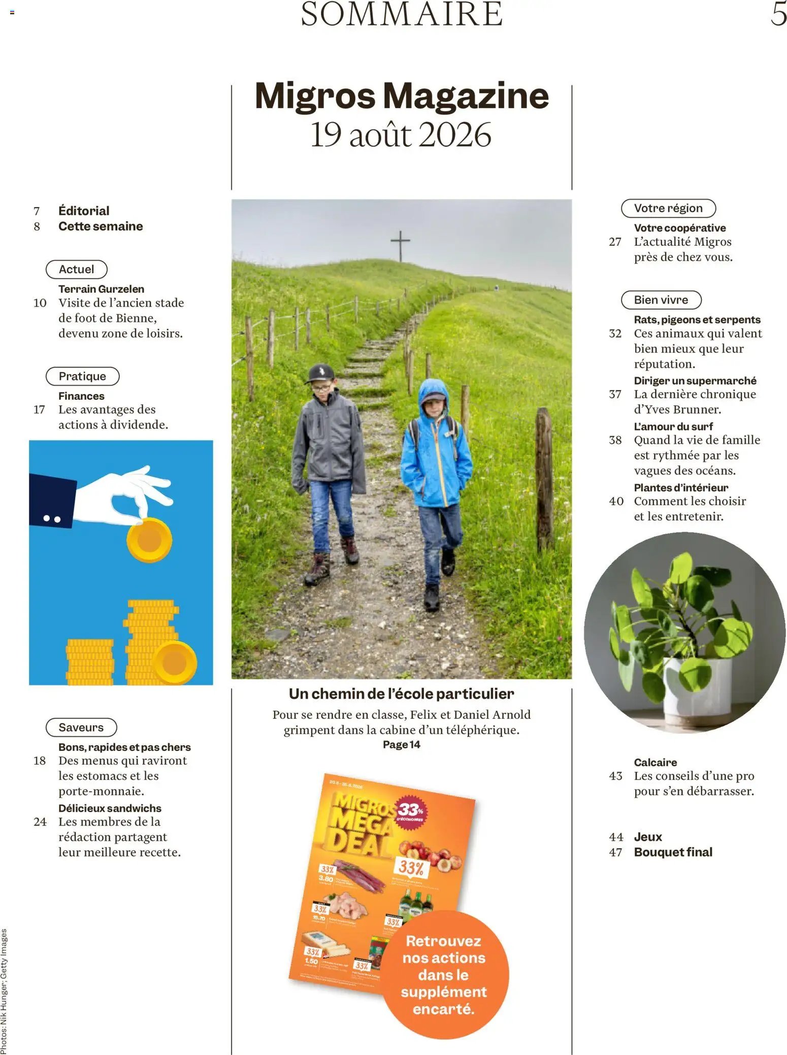 Migros aktionen Magazine FR