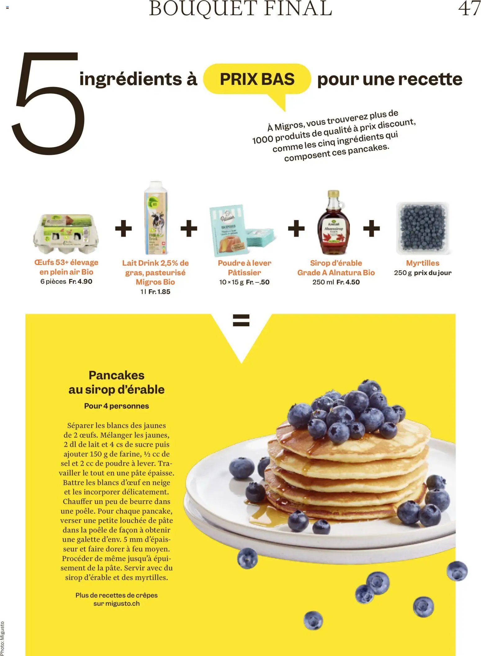 Migros aktionen Magazine FR
