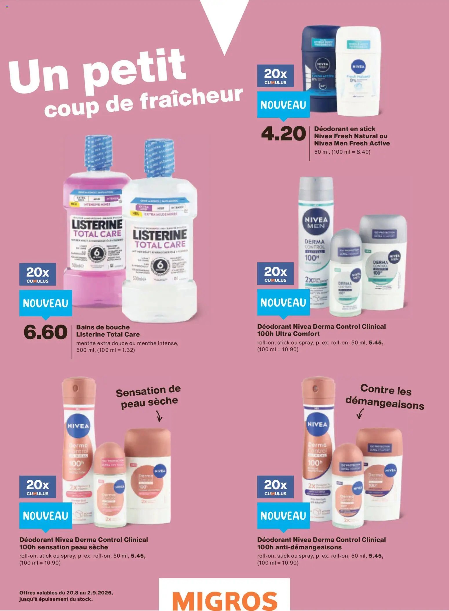 Migros aktionen Magazine FR