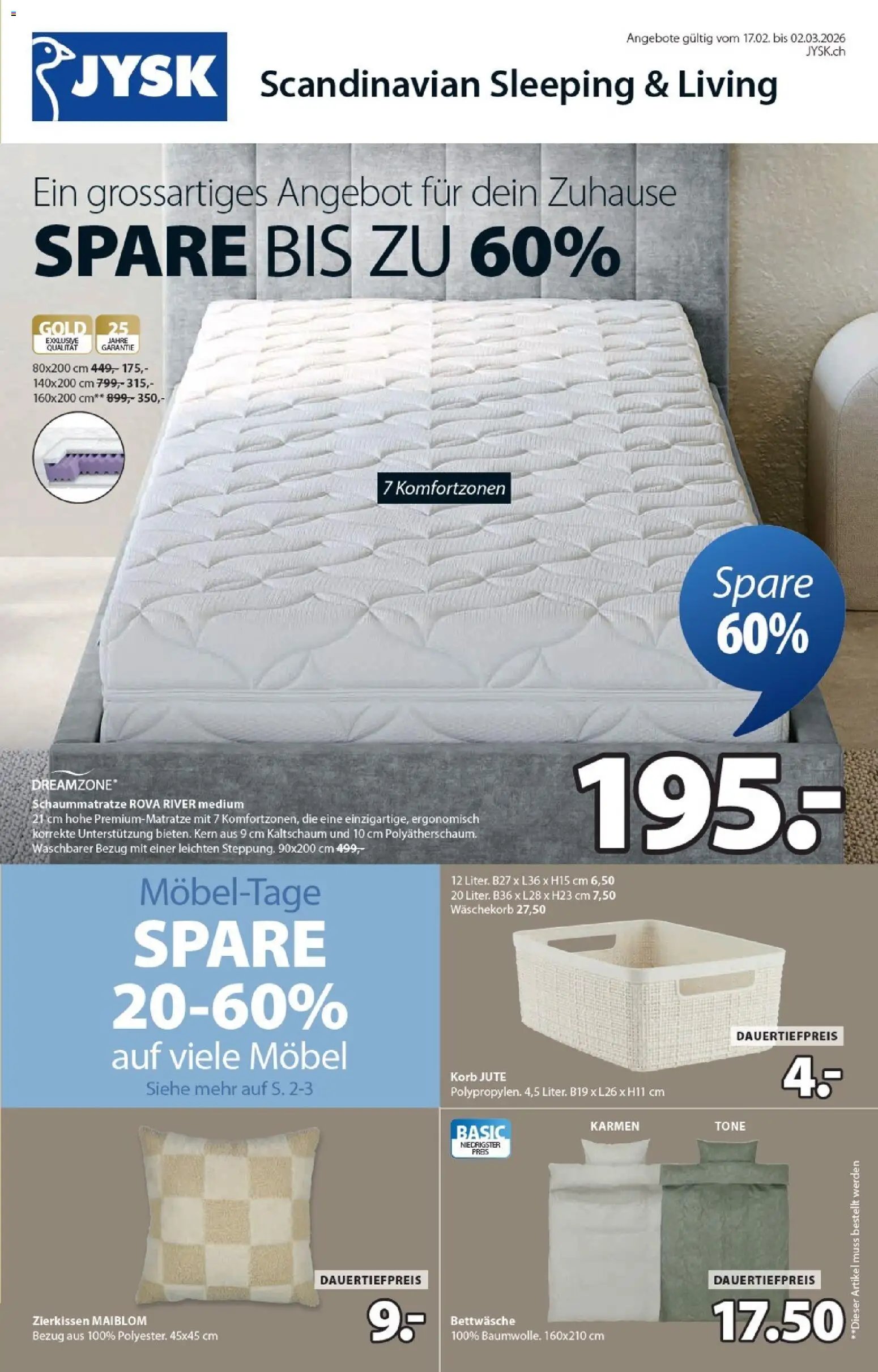 JYSK Aktionen (2026-02-17 - 2026-03-02) | 1
