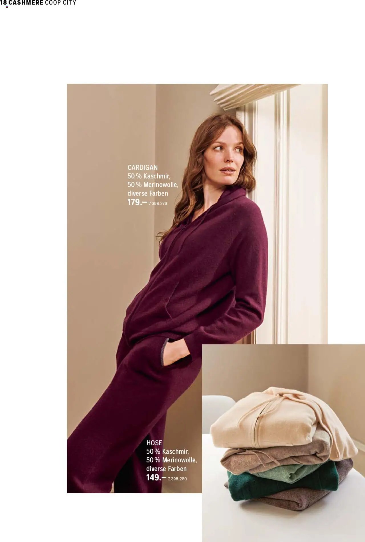 Coop City Aktionen Cashmere Kollektion (2025-10-01 - 2025-10-19)
